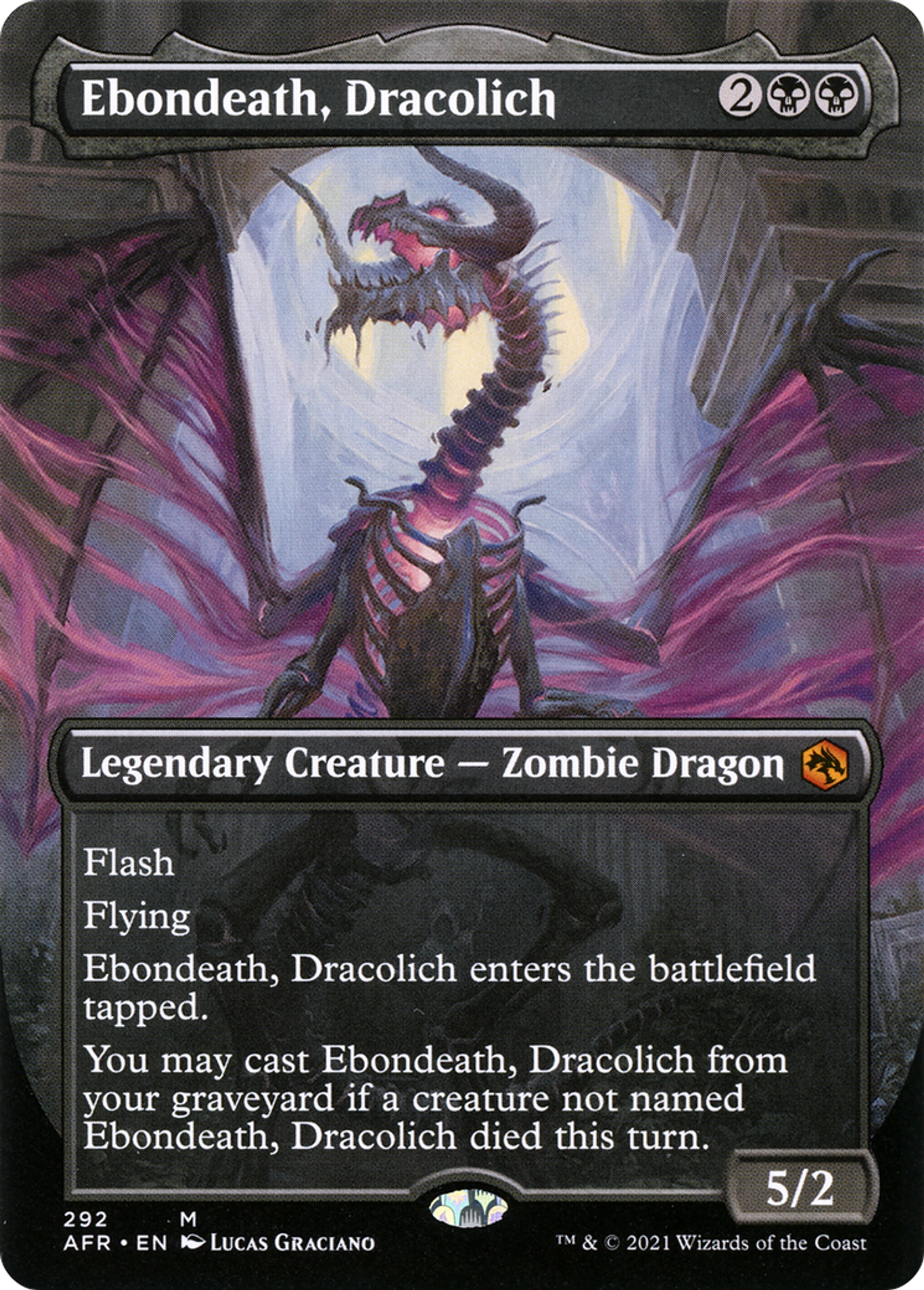 Ebondeath, Dracolich — Adventures in the Forgotten Realms — Magic: The Gathering