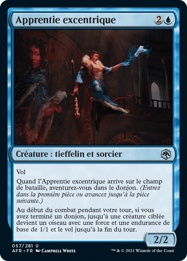 Apprentie excentrique — Adventures in the Forgotten Realms — Magic: The Gathering