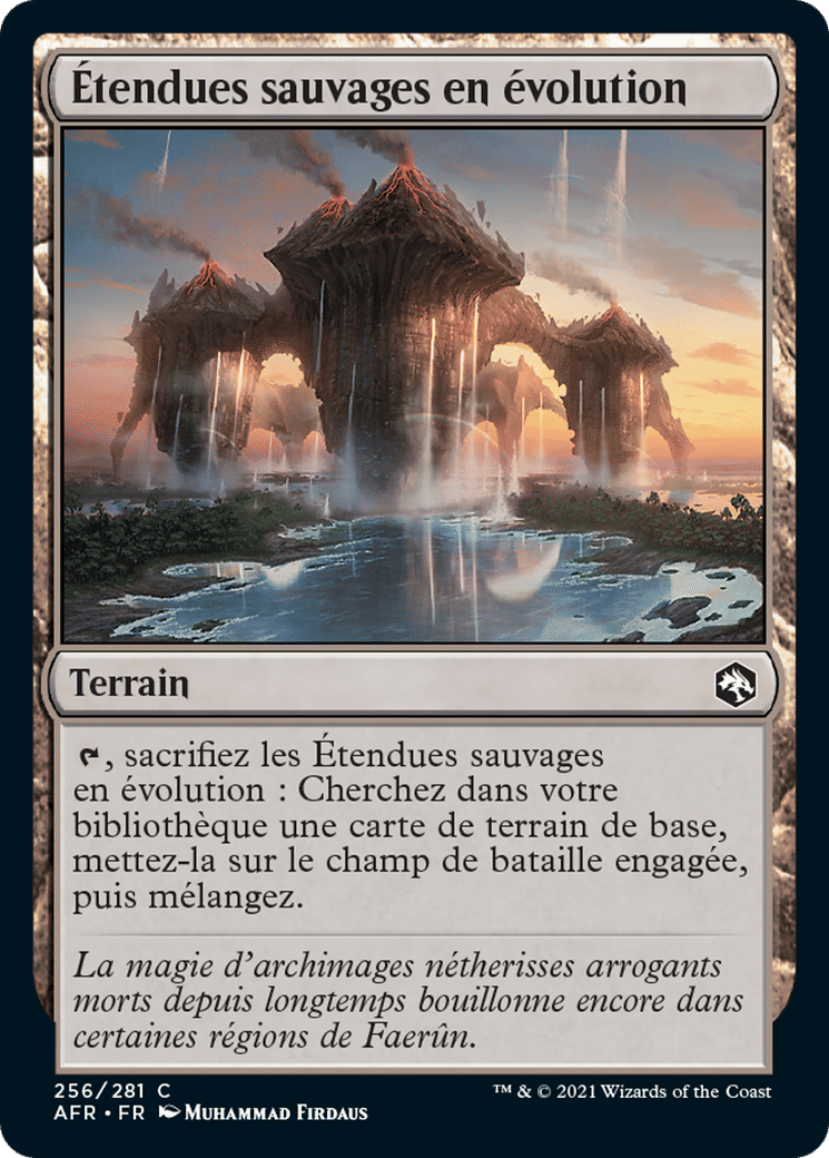 Étendues sauvages en évolution — Adventures in the Forgotten Realms — Magic: The Gathering