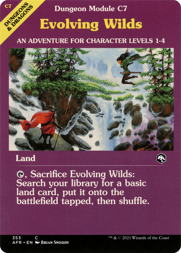 Evolving Wilds — Adventures in the Forgotten Realms — Magic: The Gathering