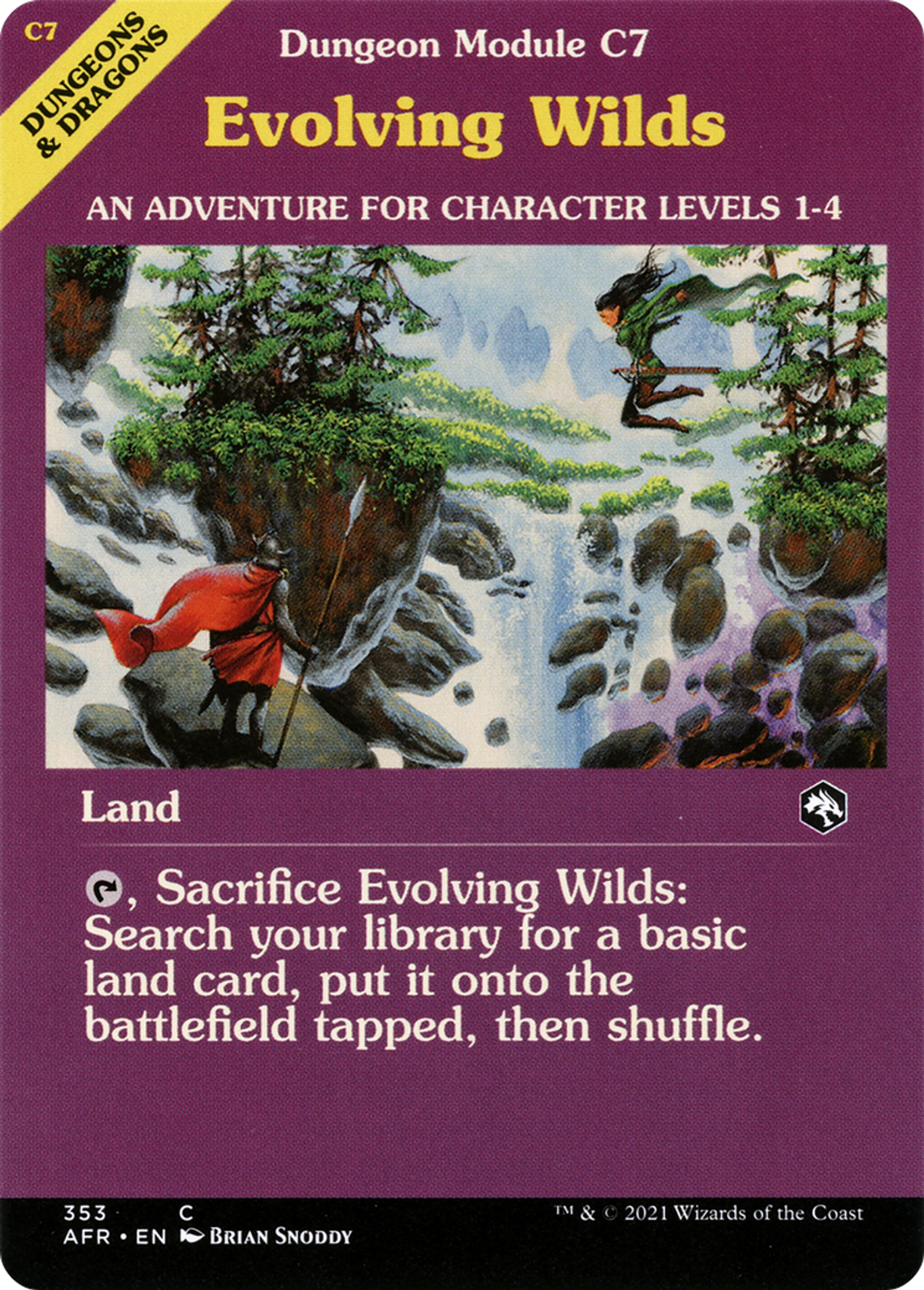 Evolving Wilds — Adventures in the Forgotten Realms — Magic: The Gathering