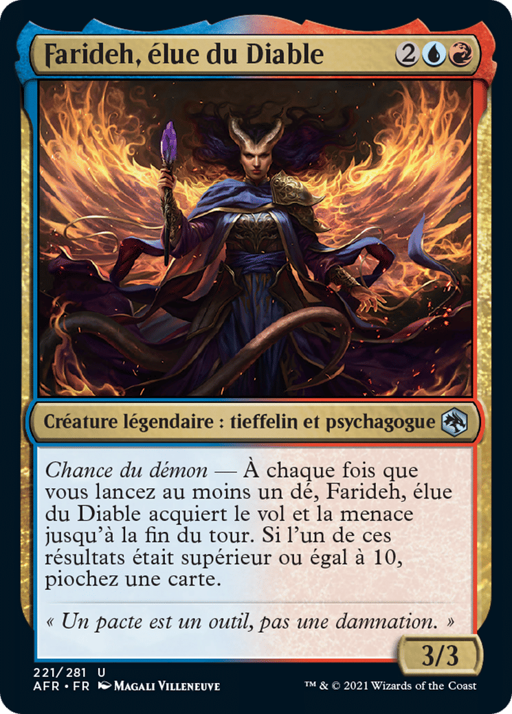 Farideh, élue du Diable — Adventures in the Forgotten Realms — Magic: The Gathering
