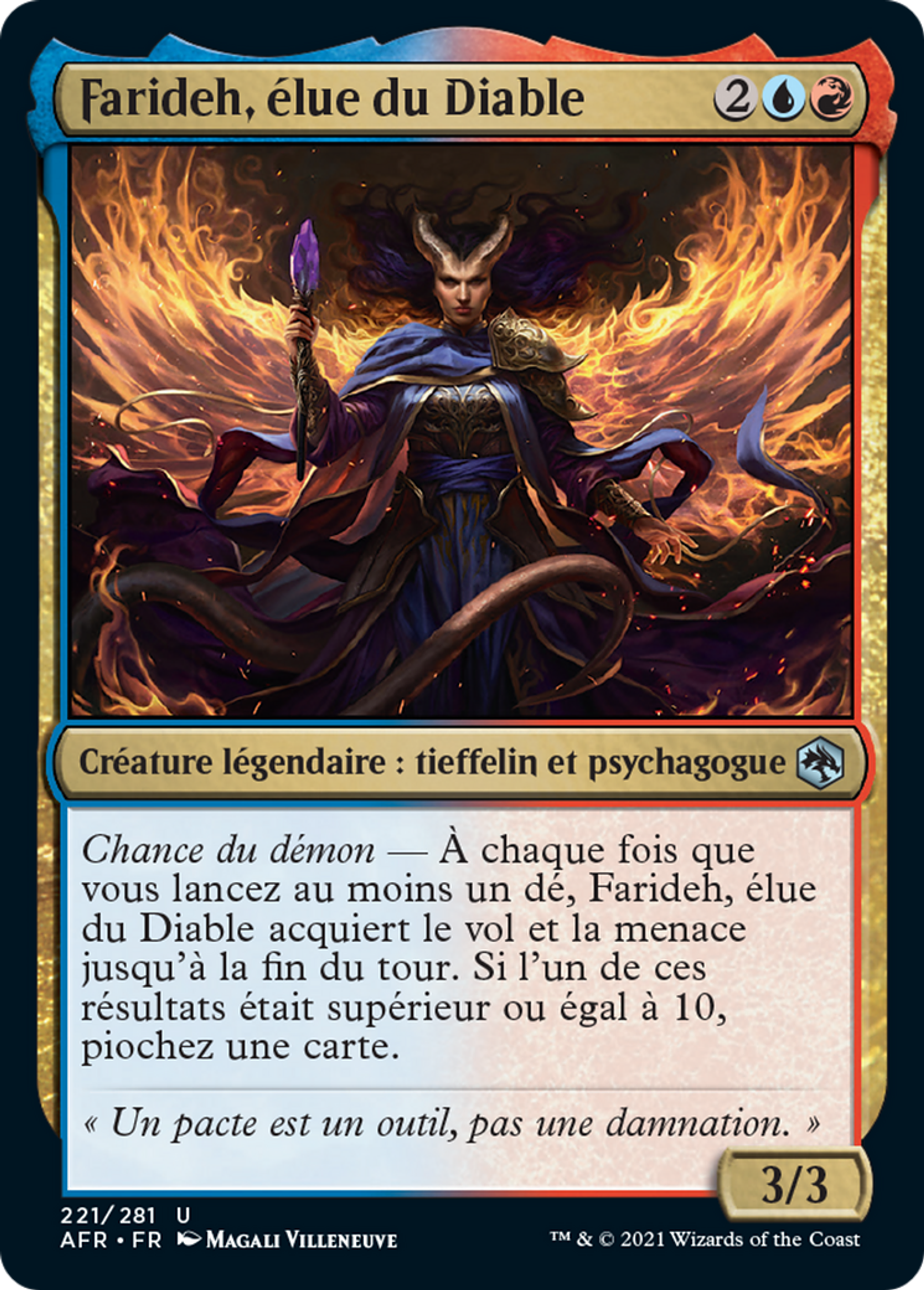 Farideh, élue du Diable — Adventures in the Forgotten Realms — Magic: The Gathering