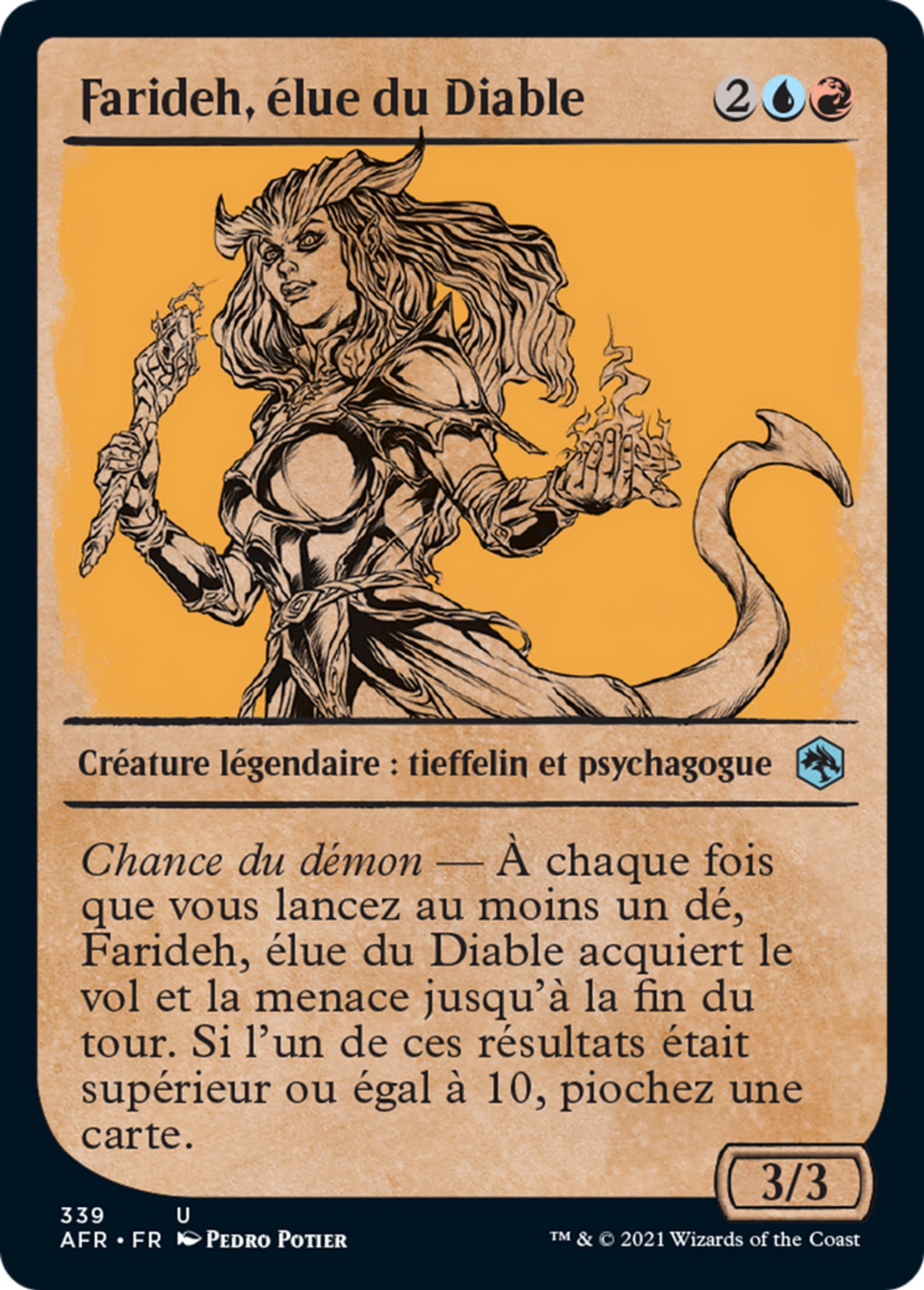 Farideh, élue du Diable — Adventures in the Forgotten Realms — Magic: The Gathering