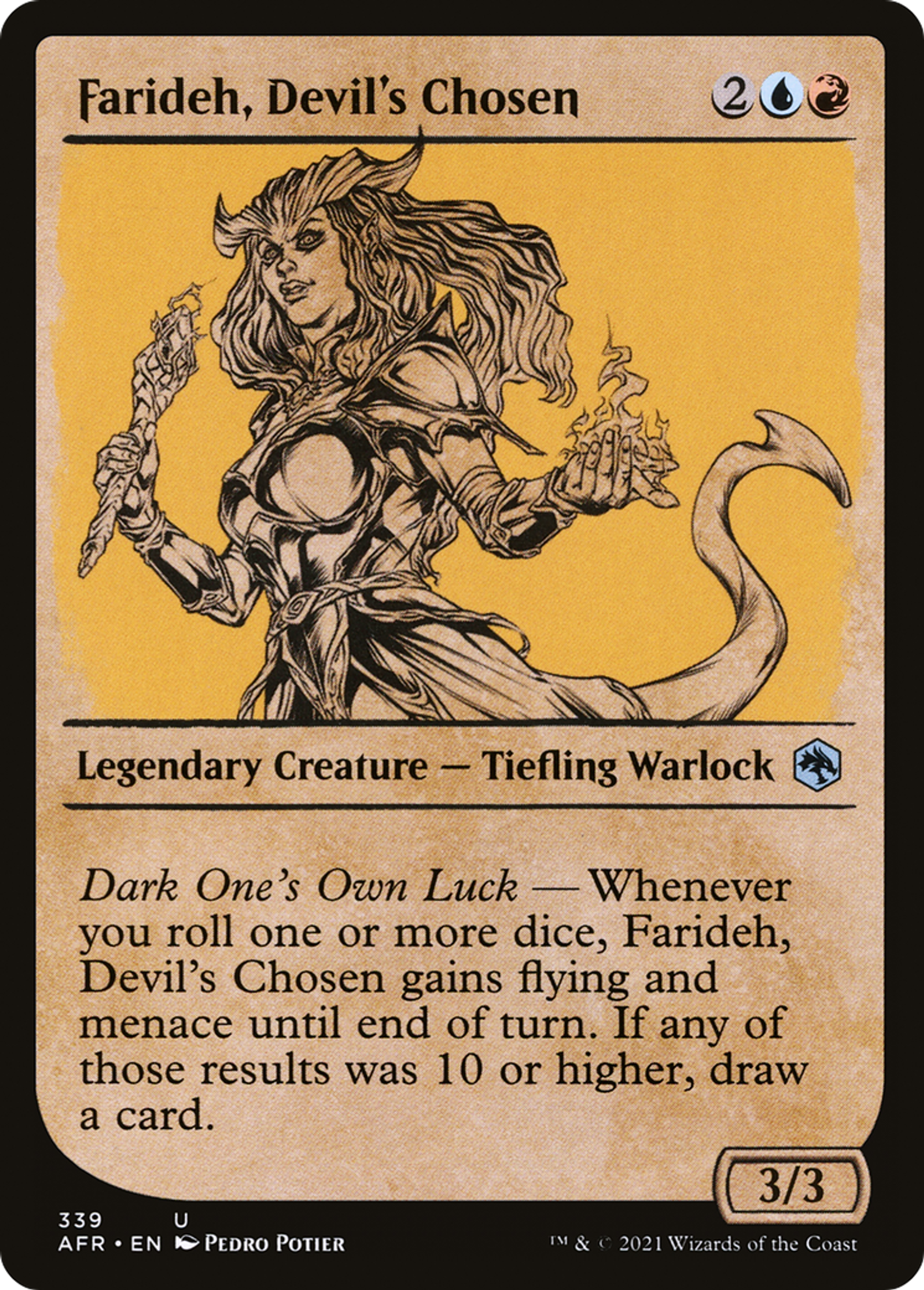 Farideh, Devil's Chosen — Adventures in the Forgotten Realms — Magic: The Gathering