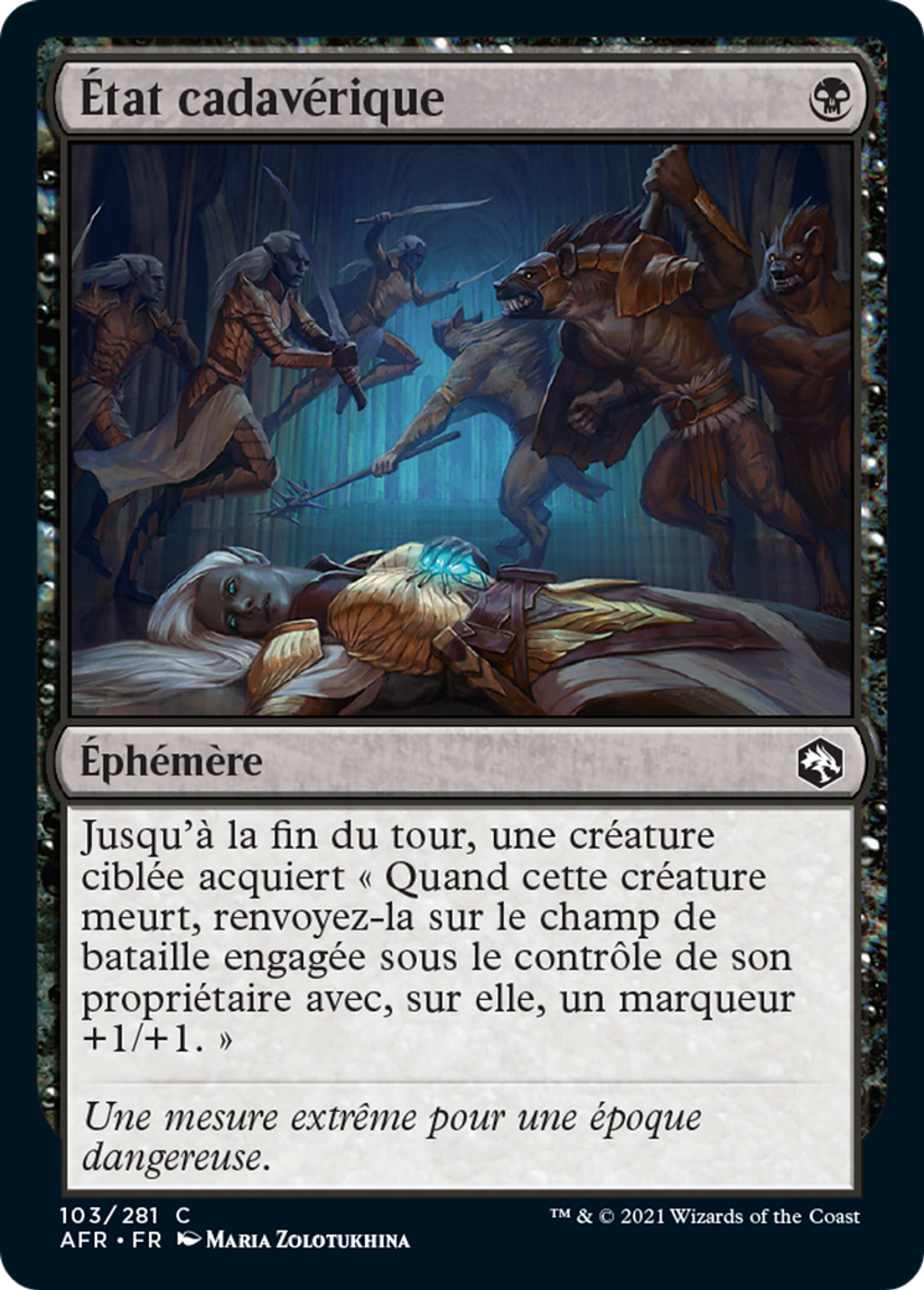 État cadavérique — Adventures in the Forgotten Realms — Magic: The Gathering