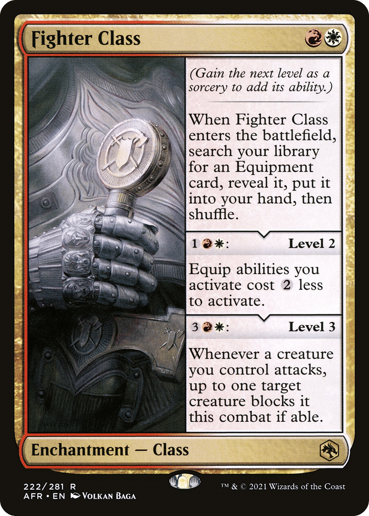 Fighter Class — Adventures in the Forgotten Realms — Magic: The Gathering