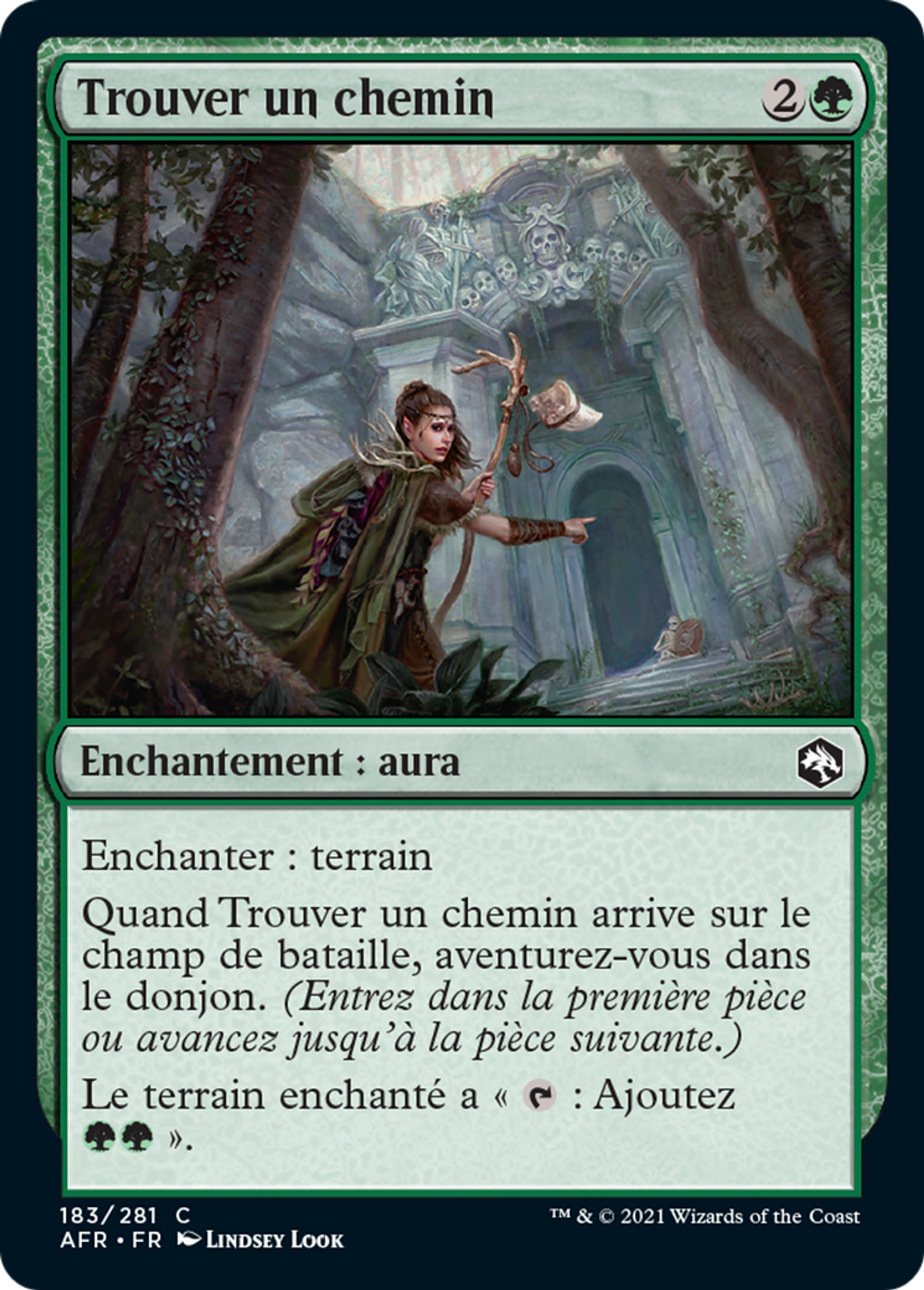 Trouver un chemin — Adventures in the Forgotten Realms — Magic: The Gathering