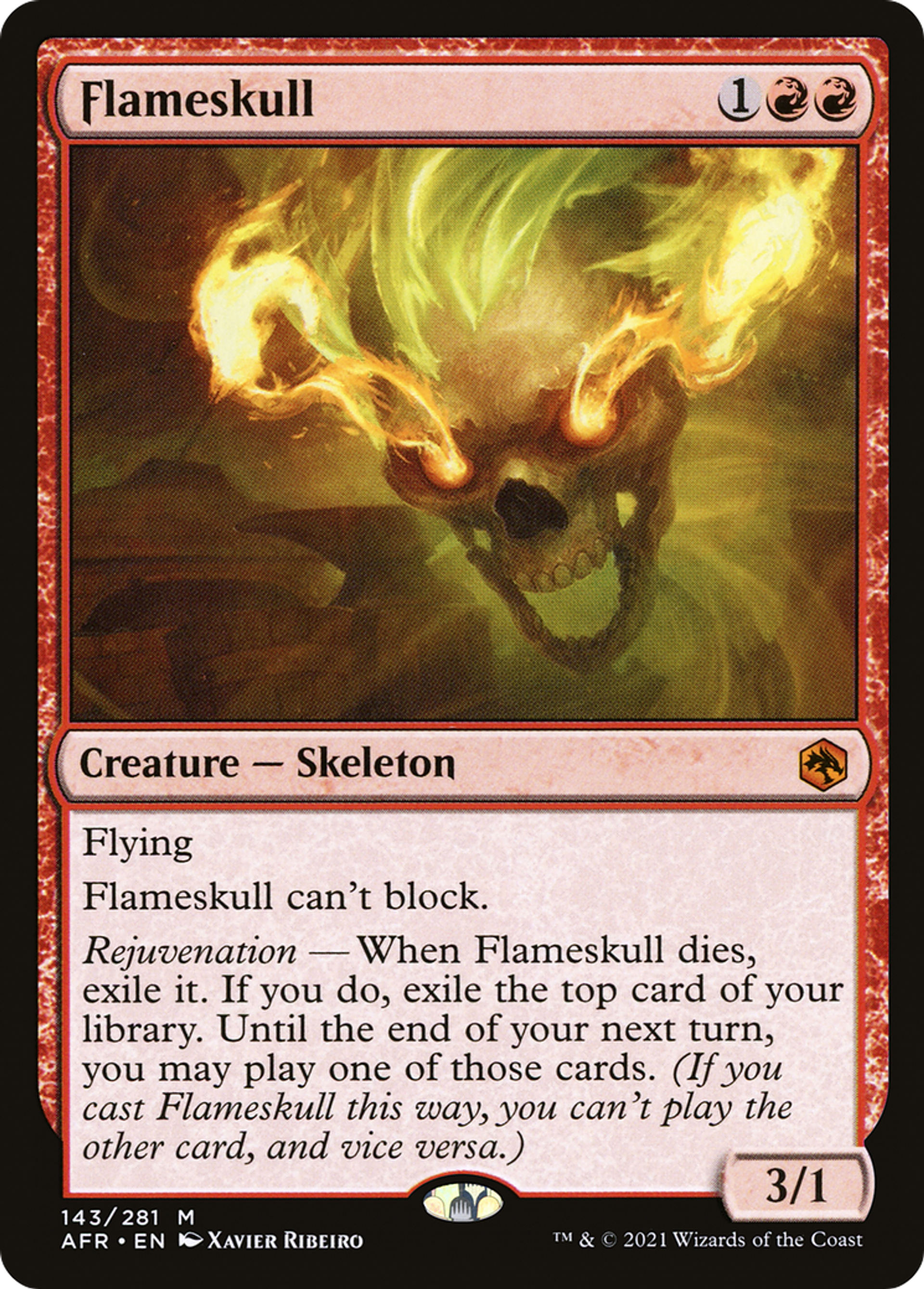 Flameskull — Adventures in the Forgotten Realms — Magic: The Gathering