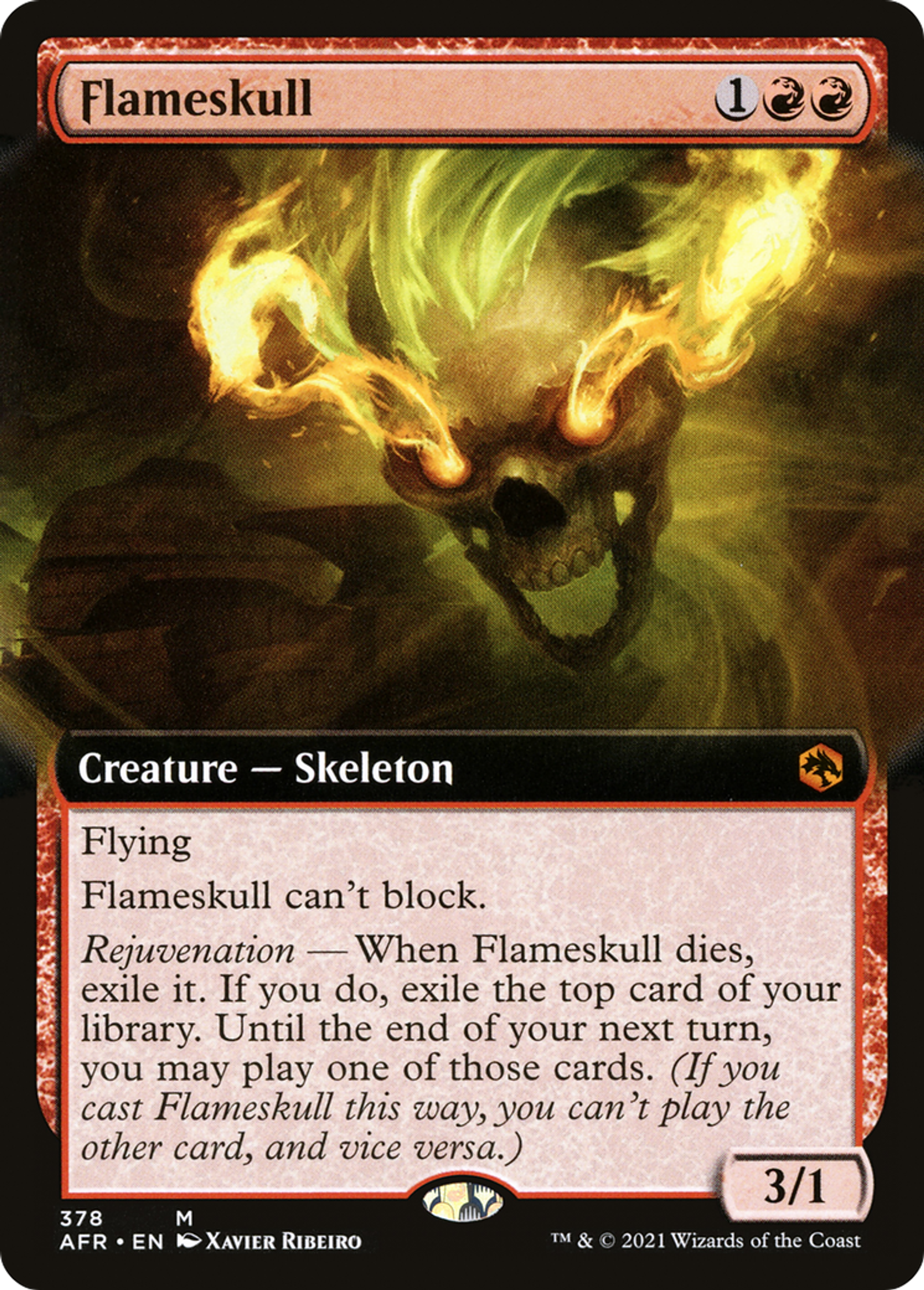 Flameskull — Adventures in the Forgotten Realms — Magic: The Gathering
