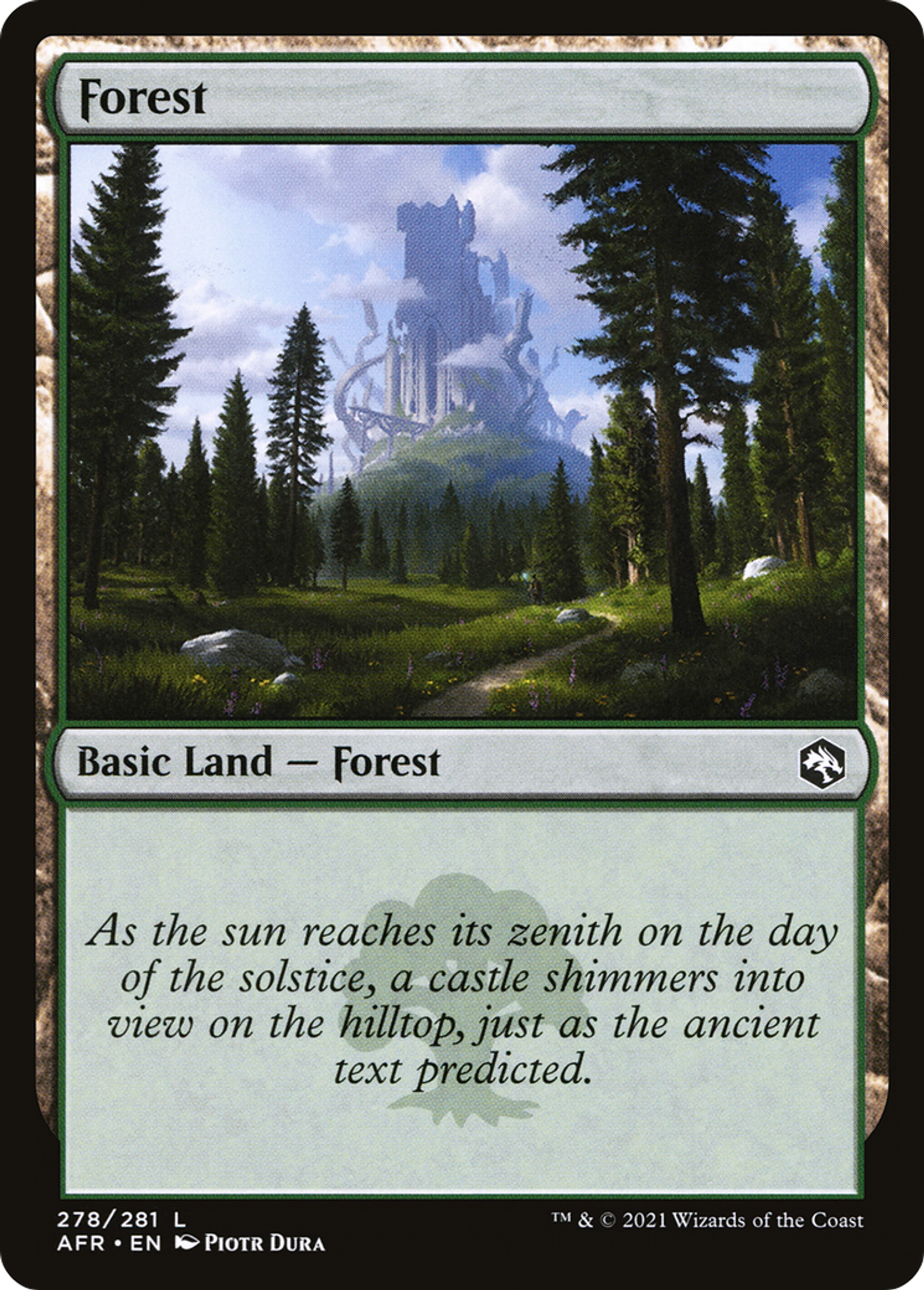 Forest — Adventures in the Forgotten Realms — Magic: The Gathering