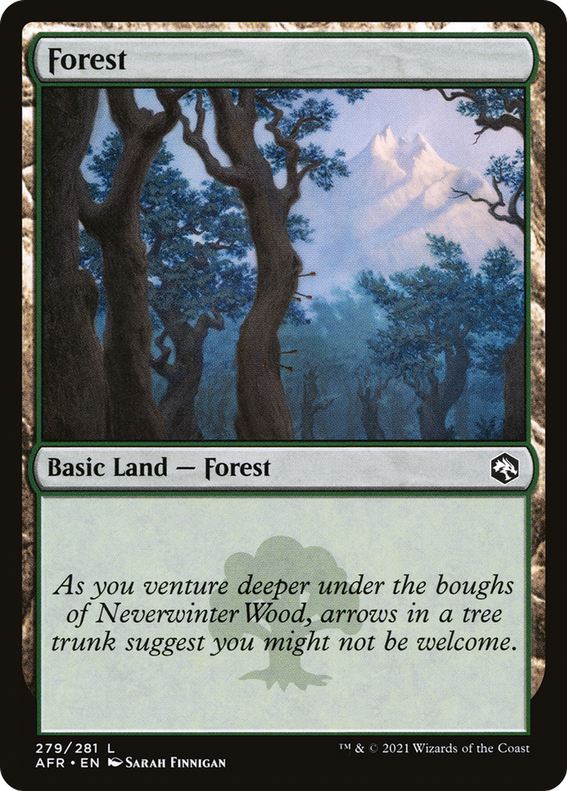 Forest — Adventures in the Forgotten Realms — Magic: The Gathering