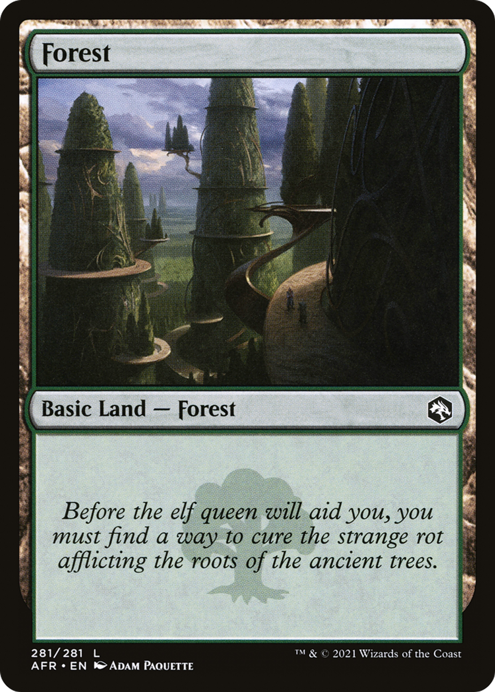 Forest — Adventures in the Forgotten Realms — Magic: The Gathering