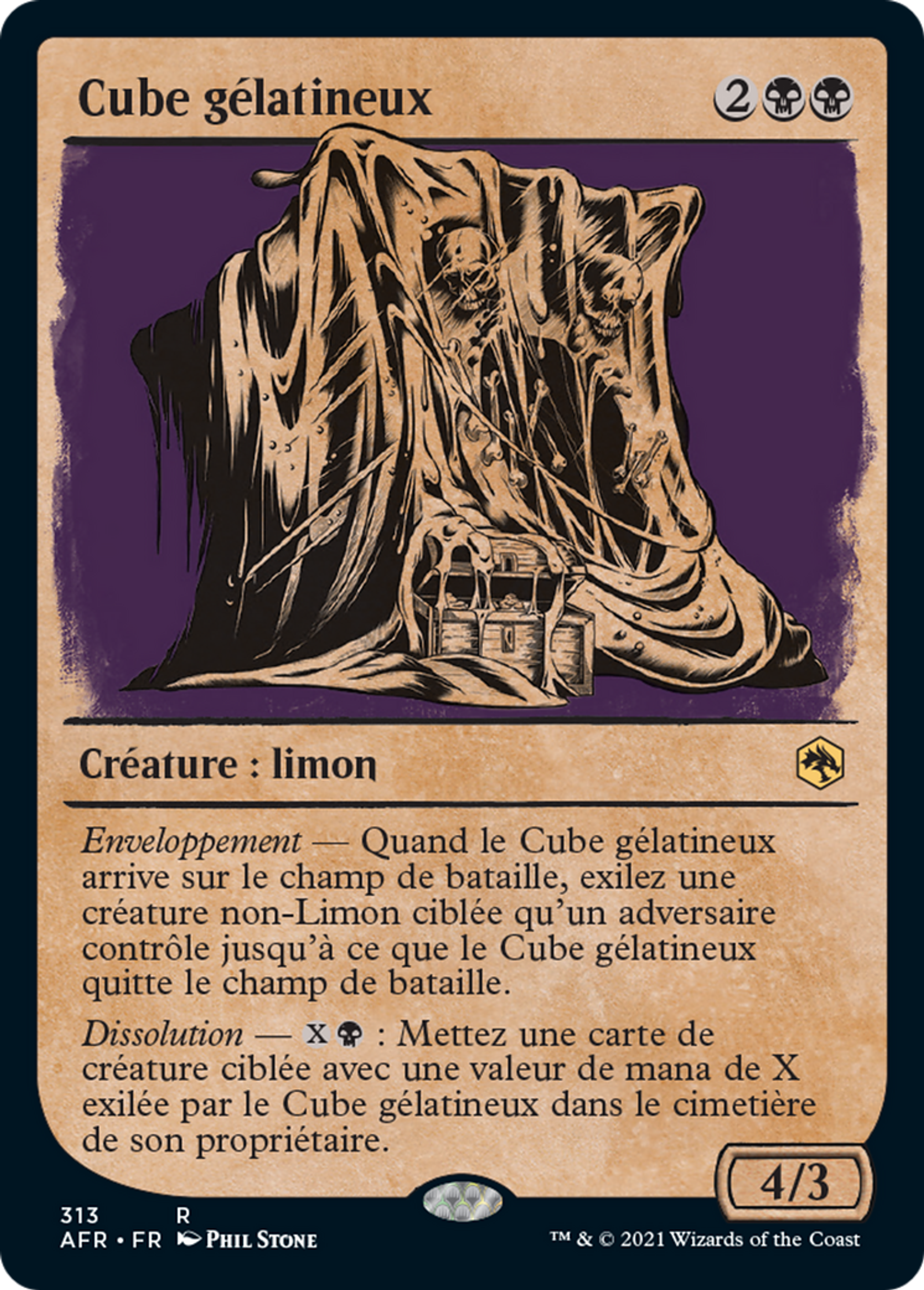 Cube gélatineux — Adventures in the Forgotten Realms — Magic: The Gathering