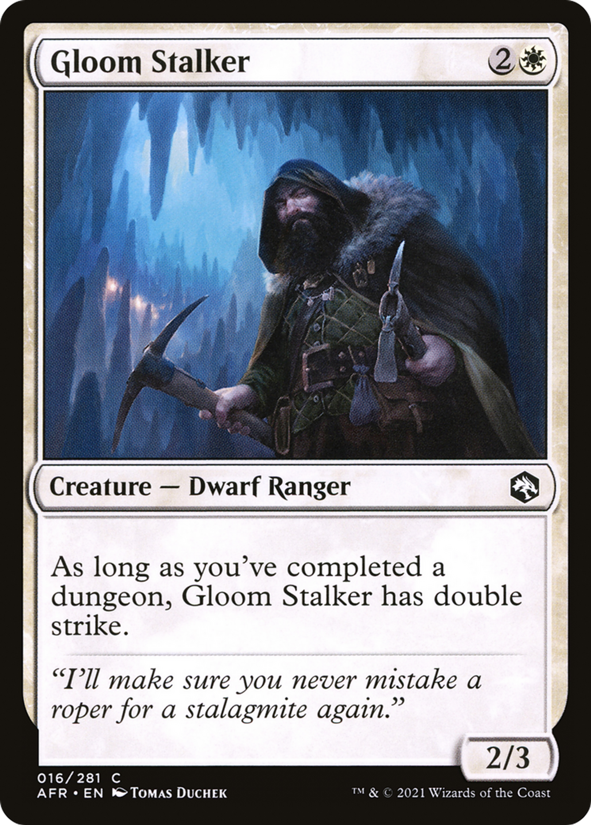 Pisteur des ténèbres — Adventures in the Forgotten Realms — Magic: The Gathering
