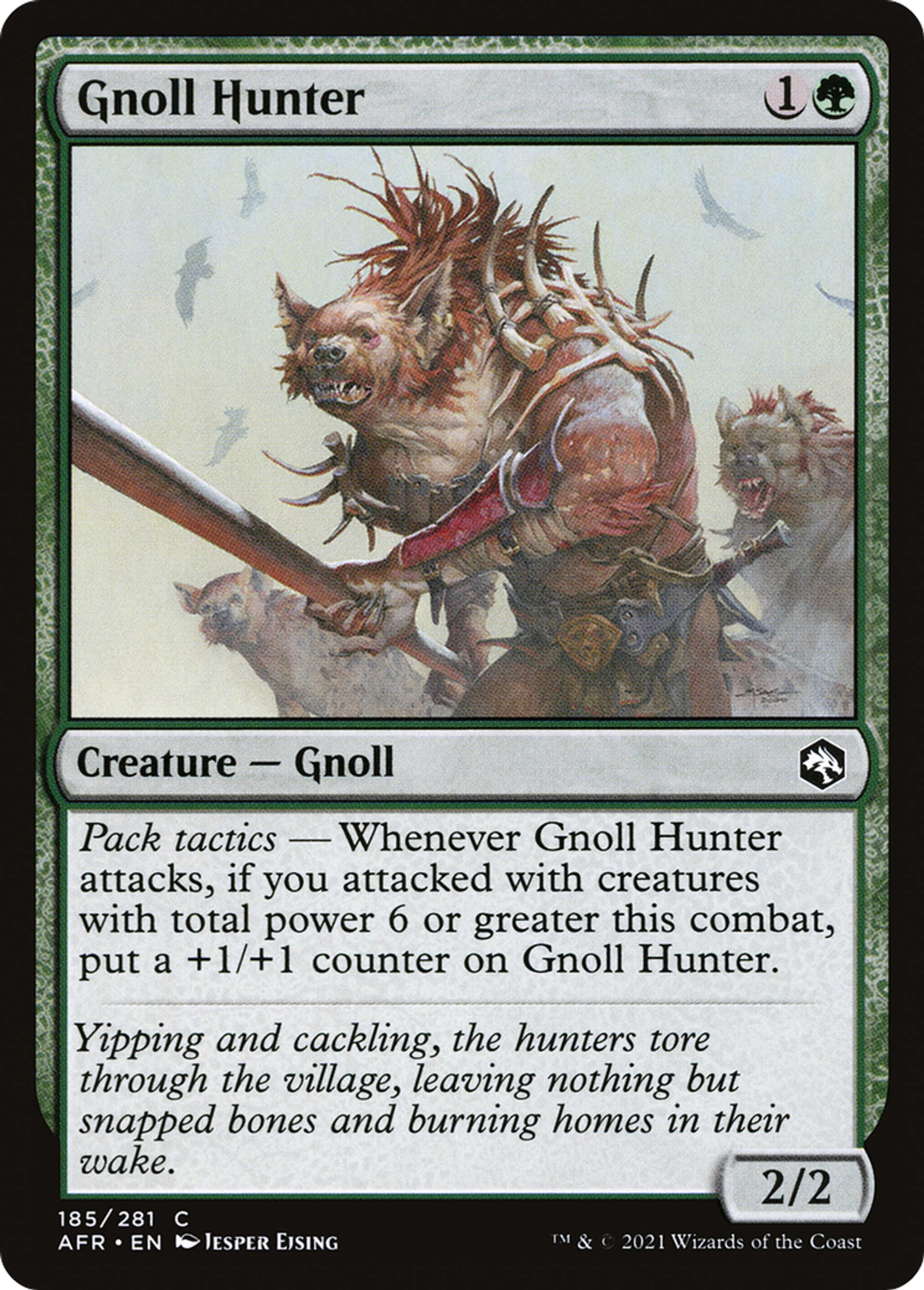 Gnoll Hunter — Adventures in the Forgotten Realms — Magic: The Gathering