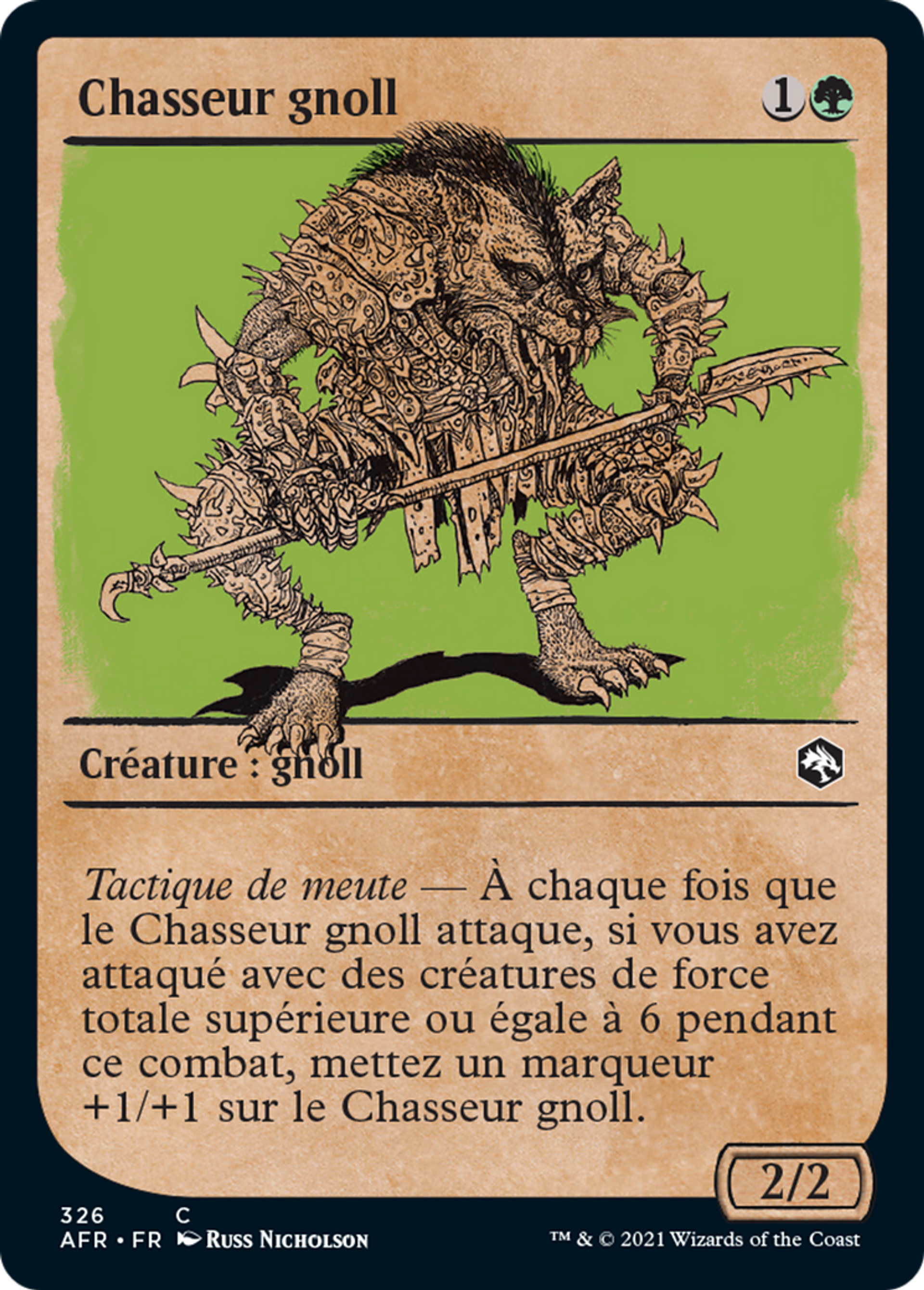 Chasseur gnoll — Adventures in the Forgotten Realms — Magic: The Gathering