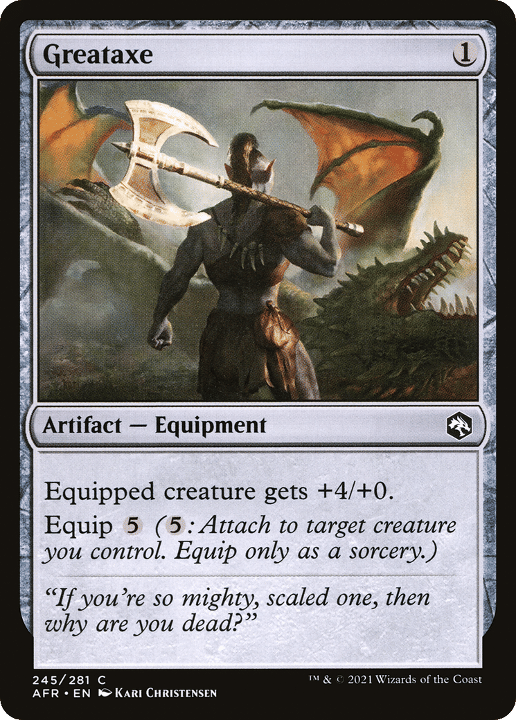 Greataxe — Adventures in the Forgotten Realms — Magic: The Gathering