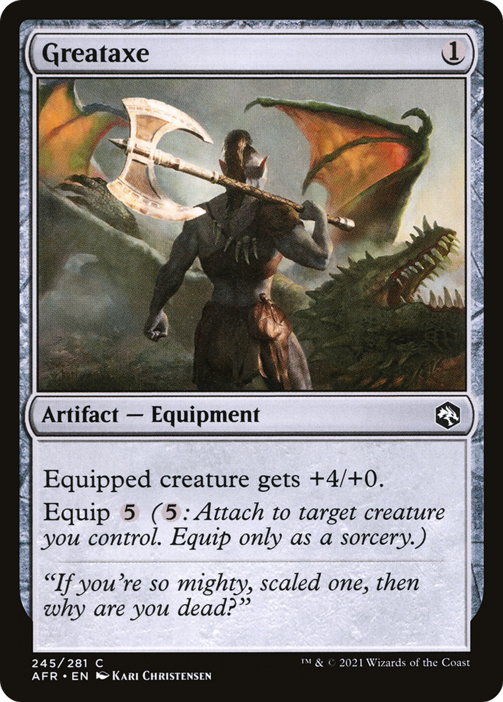 Greataxe — Adventures in the Forgotten Realms — Magic: The Gathering