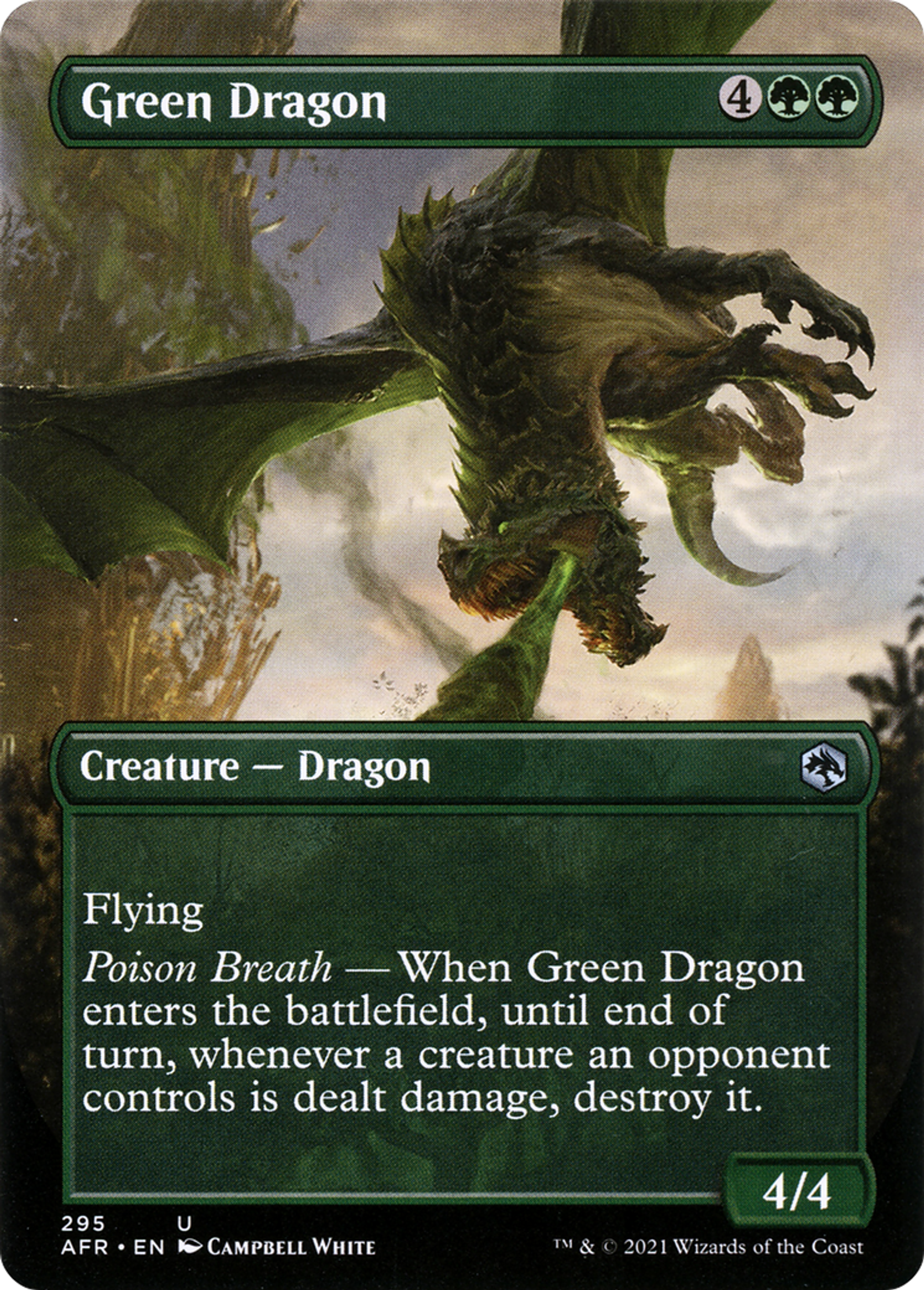 Green Dragon — Adventures in the Forgotten Realms — Magic: The Gathering