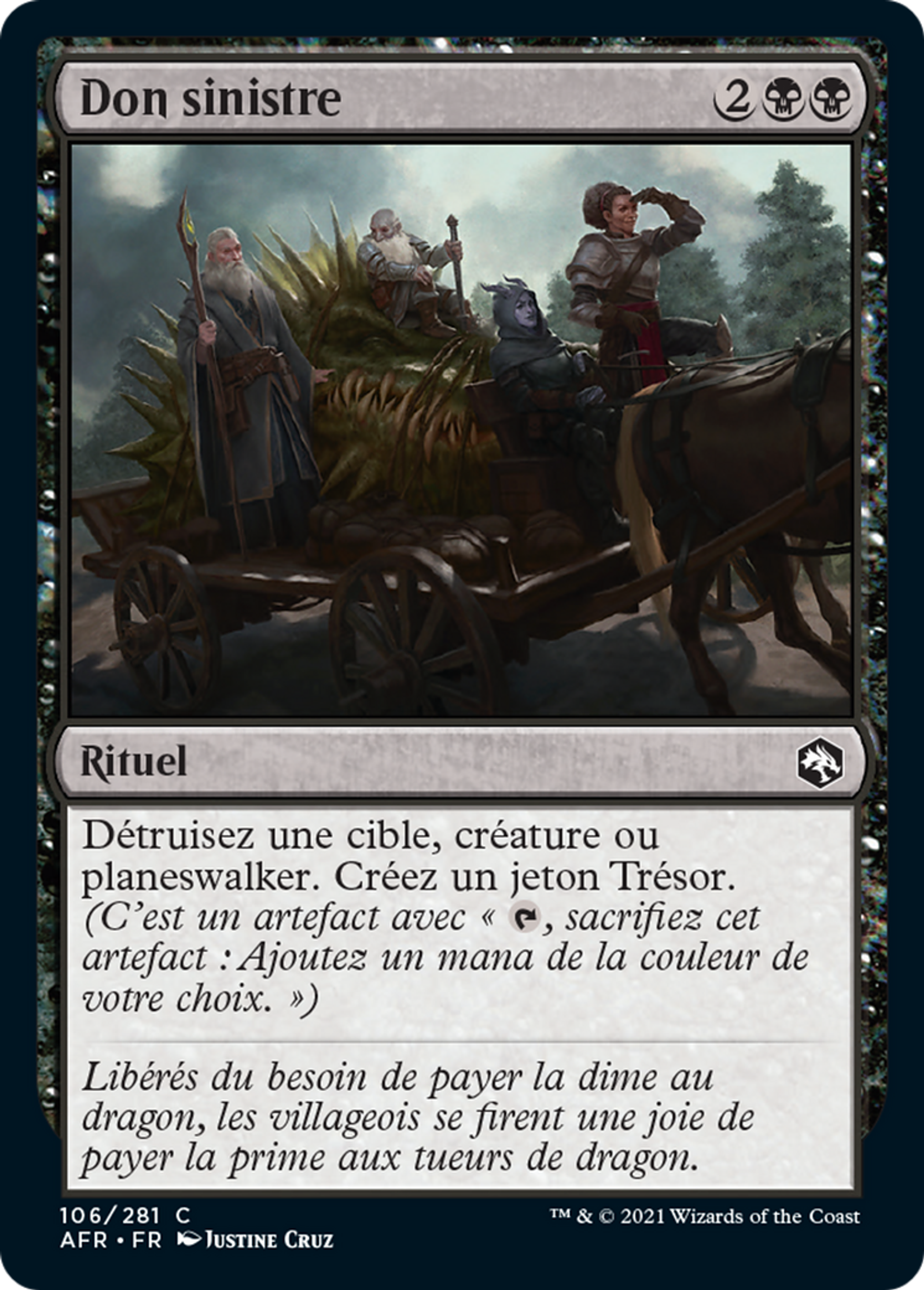 Don sinistre — Adventures in the Forgotten Realms — Magic: The Gathering