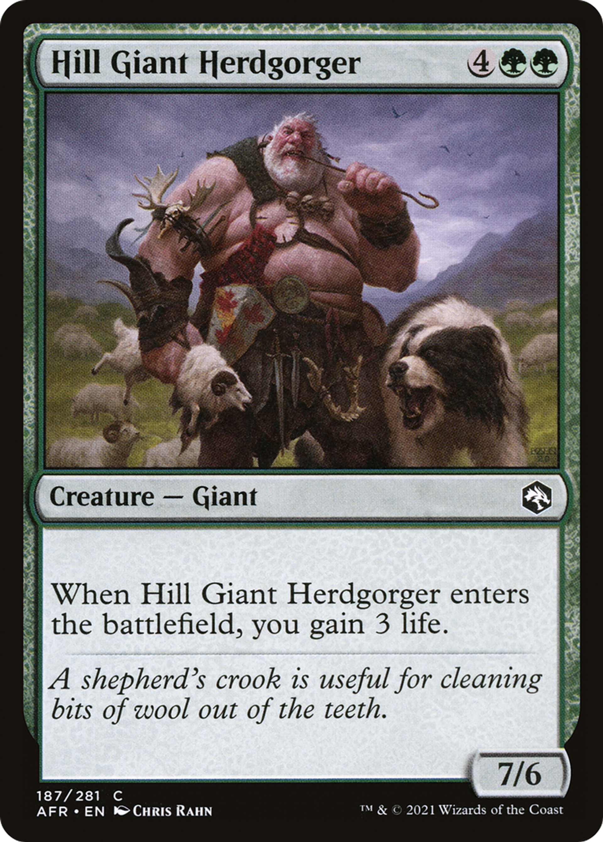 Hill Giant Herdgorger — Adventures in the Forgotten Realms — Magic: The Gathering