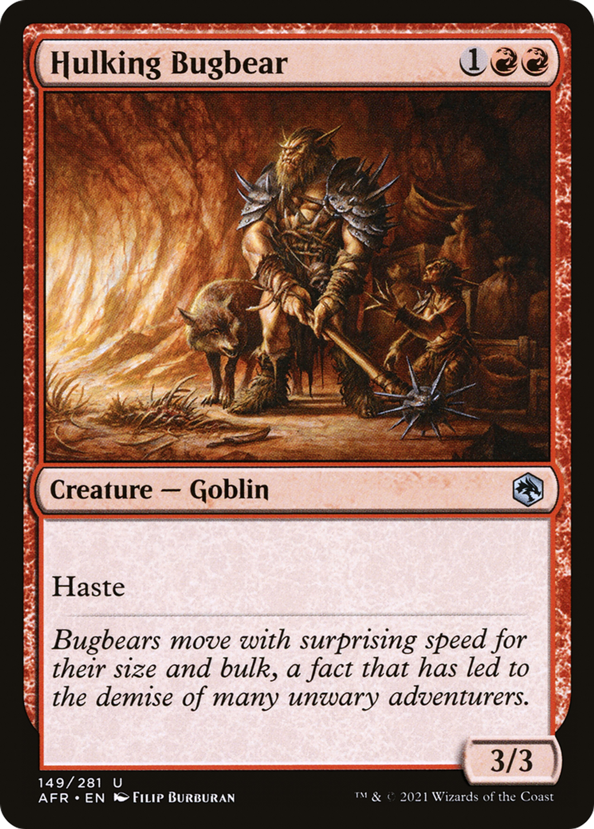 Hulking Bugbear — Adventures in the Forgotten Realms — Magic: The Gathering