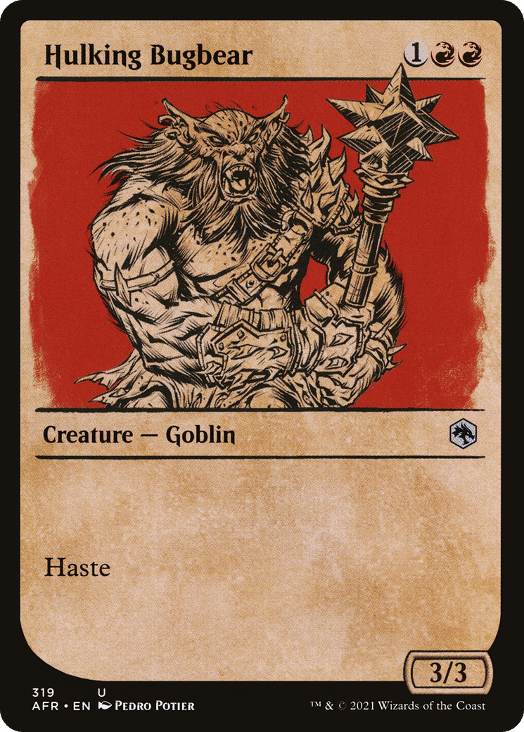 Hulking Bugbear — Adventures in the Forgotten Realms — Magic: The Gathering