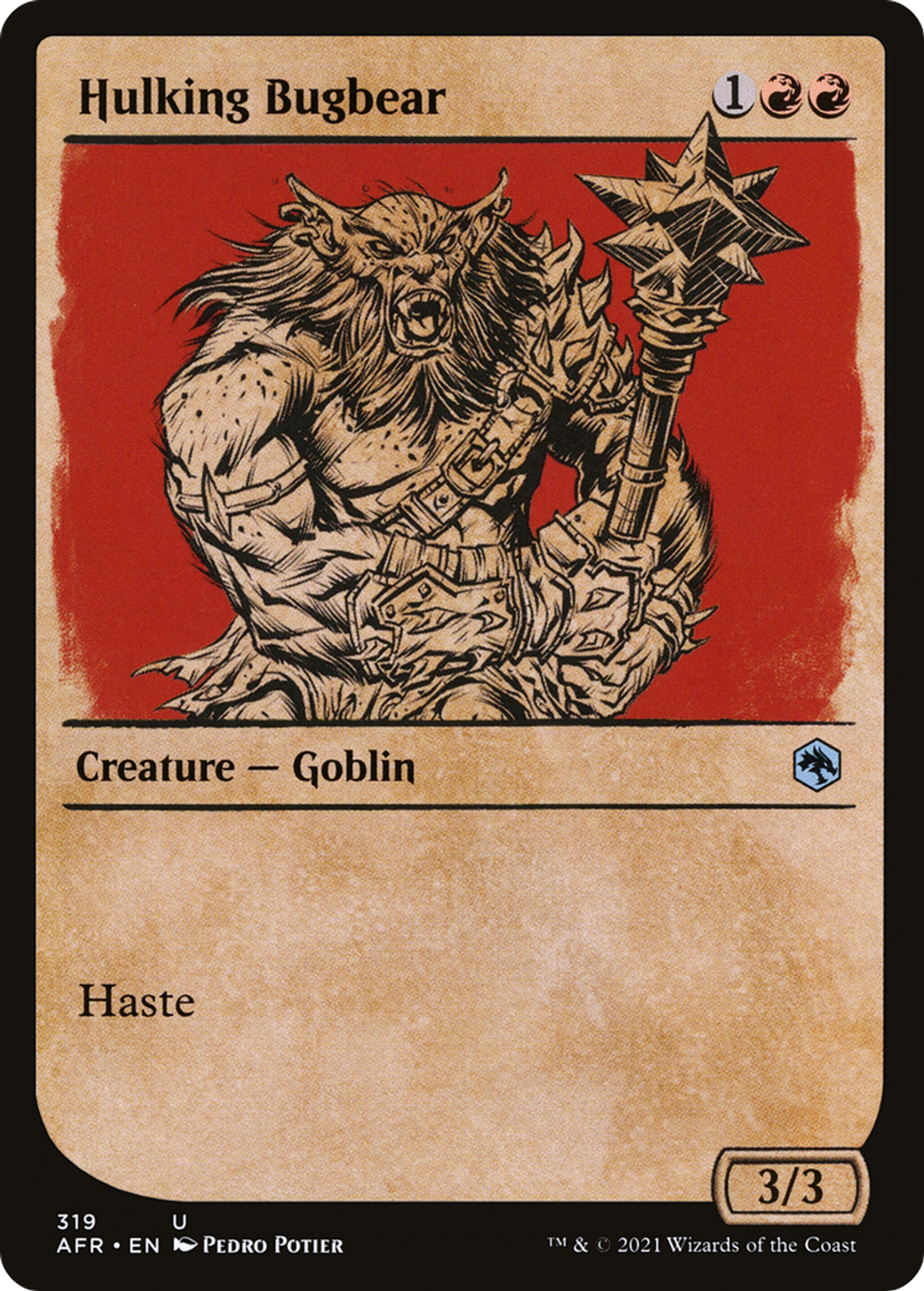 Hulking Bugbear — Adventures in the Forgotten Realms — Magic: The Gathering