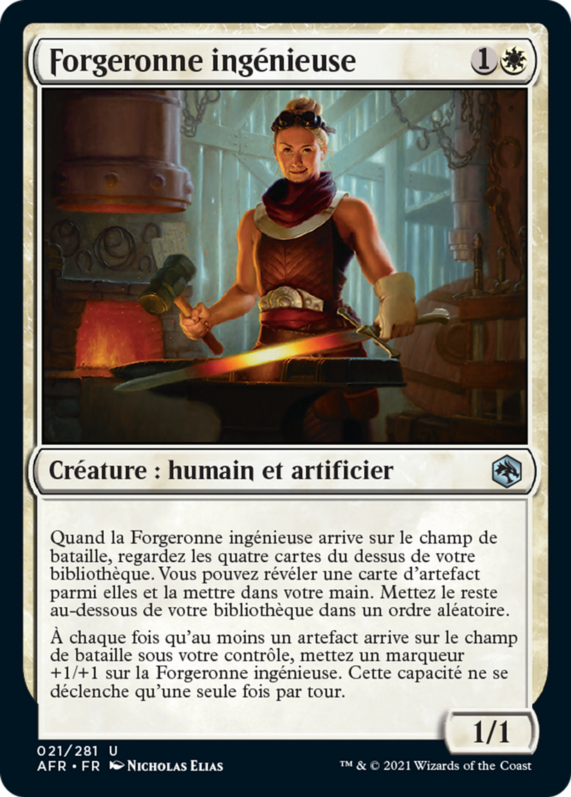 Forgeronne ingénieuse — Adventures in the Forgotten Realms — Magic: The Gathering