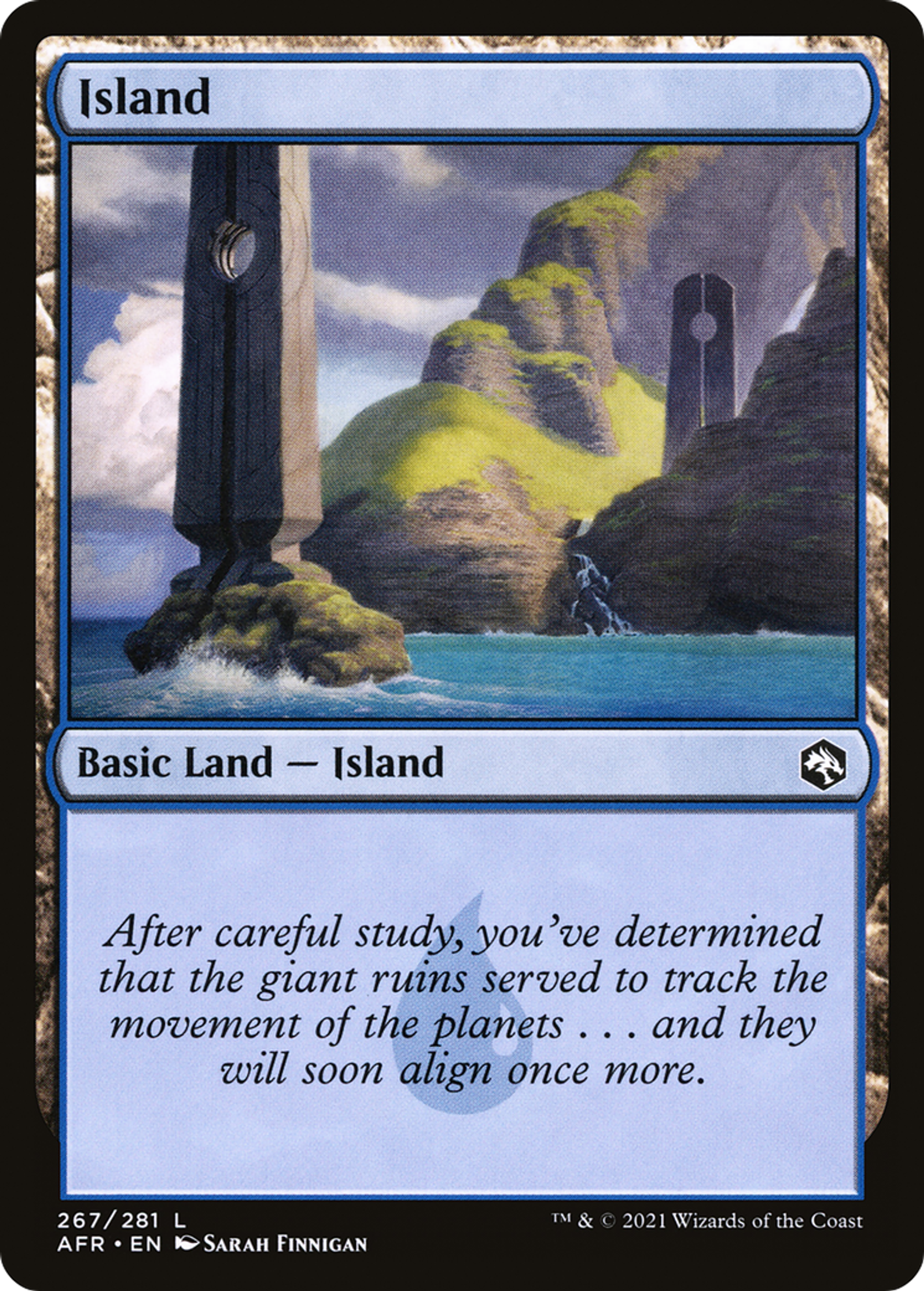 Island — Adventures in the Forgotten Realms — Magic: The Gathering