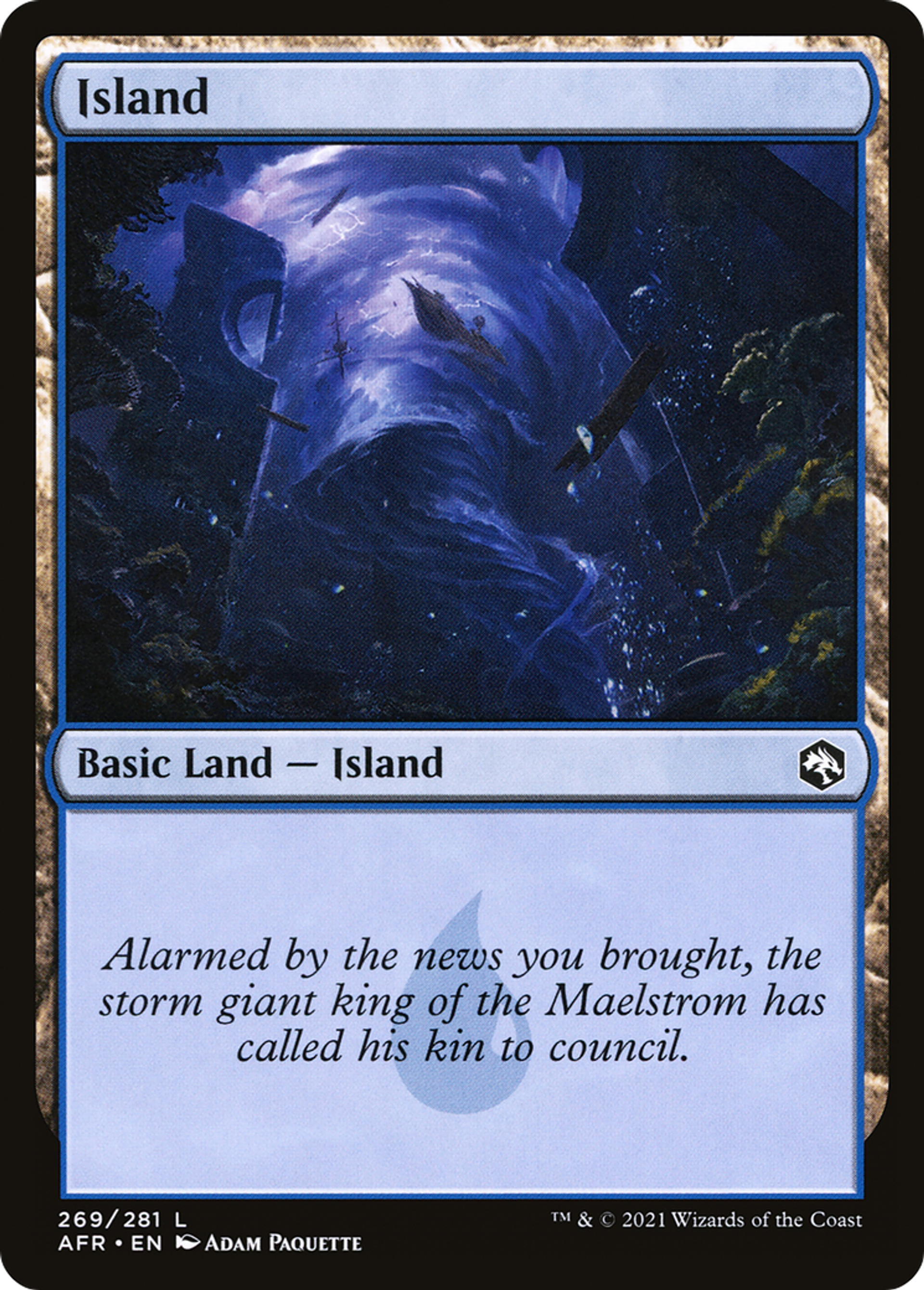 Island — Adventures in the Forgotten Realms — Magic: The Gathering