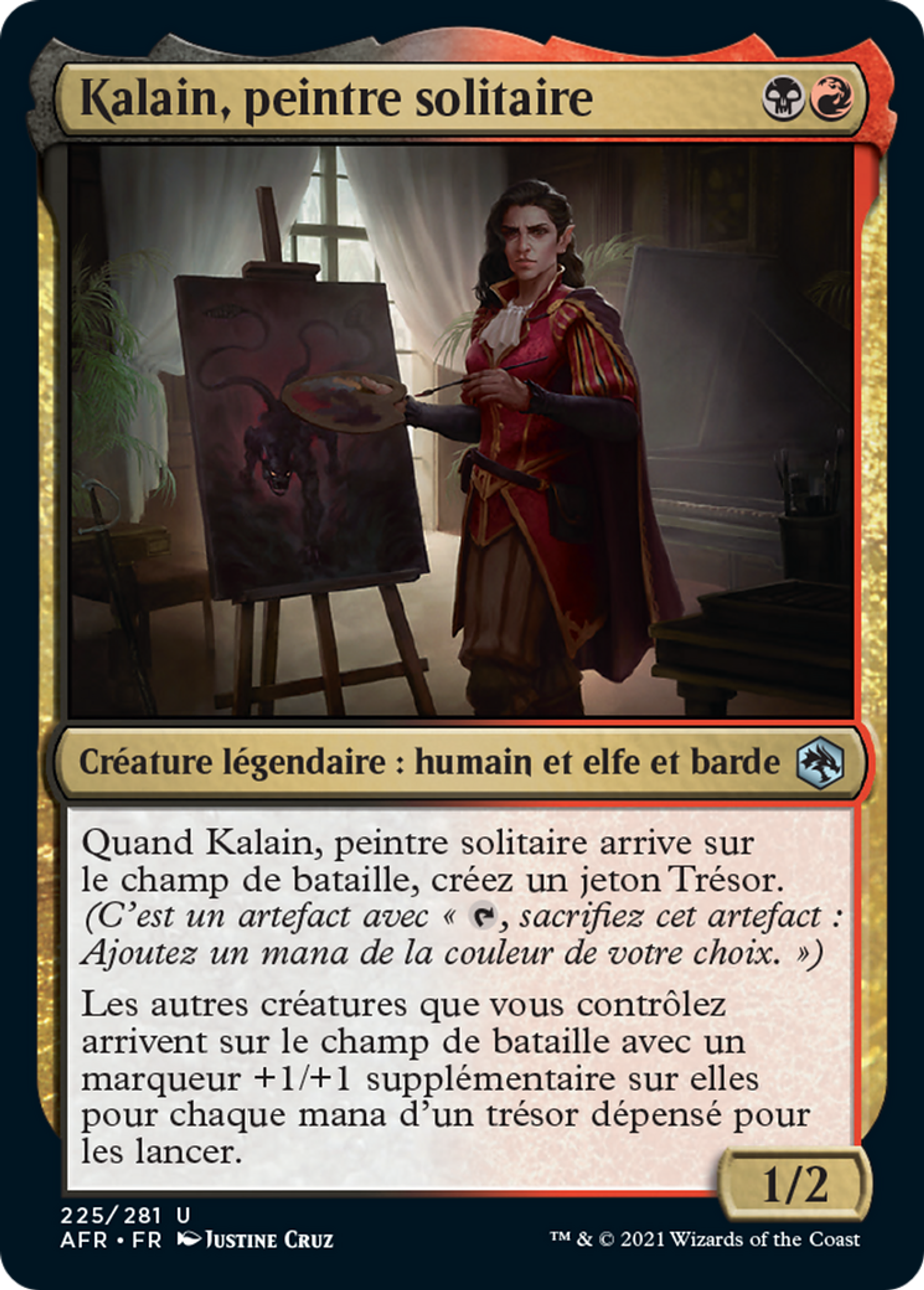 Kalain, peintre solitaire — Adventures in the Forgotten Realms — Magic: The Gathering