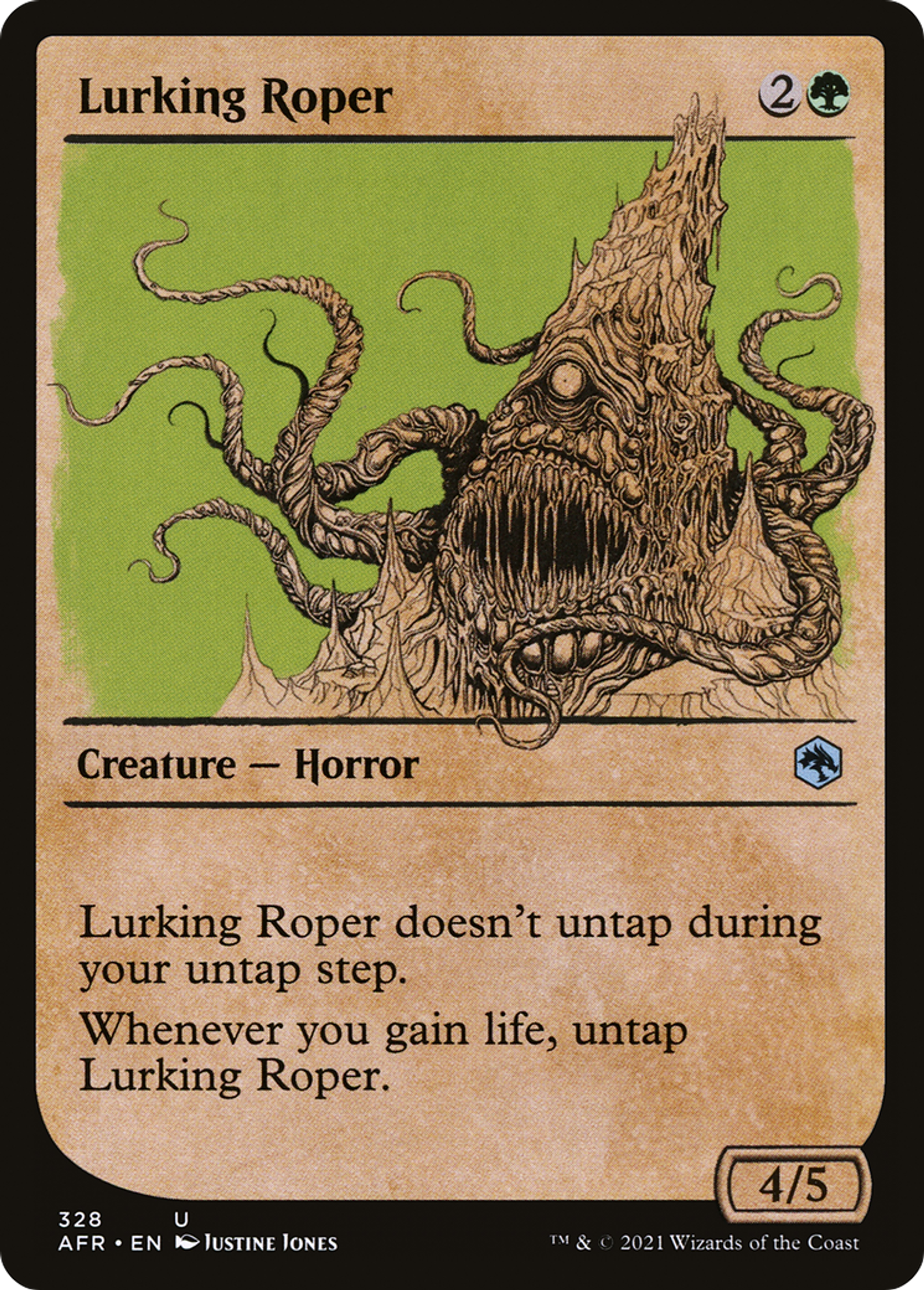 Lurking Roper — Adventures in the Forgotten Realms — Magic: The Gathering