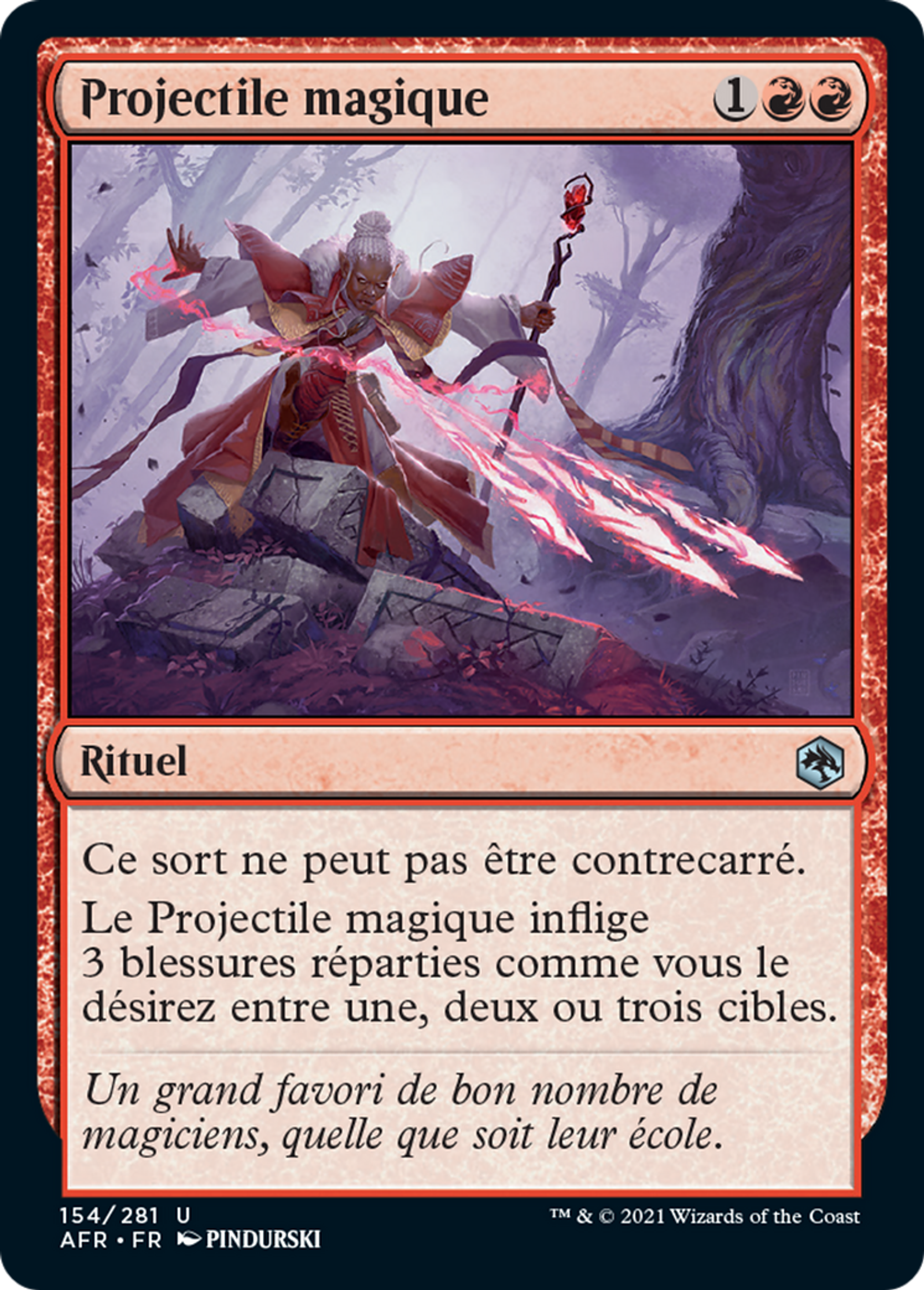 Projectile magique — Adventures in the Forgotten Realms — Magic: The Gathering