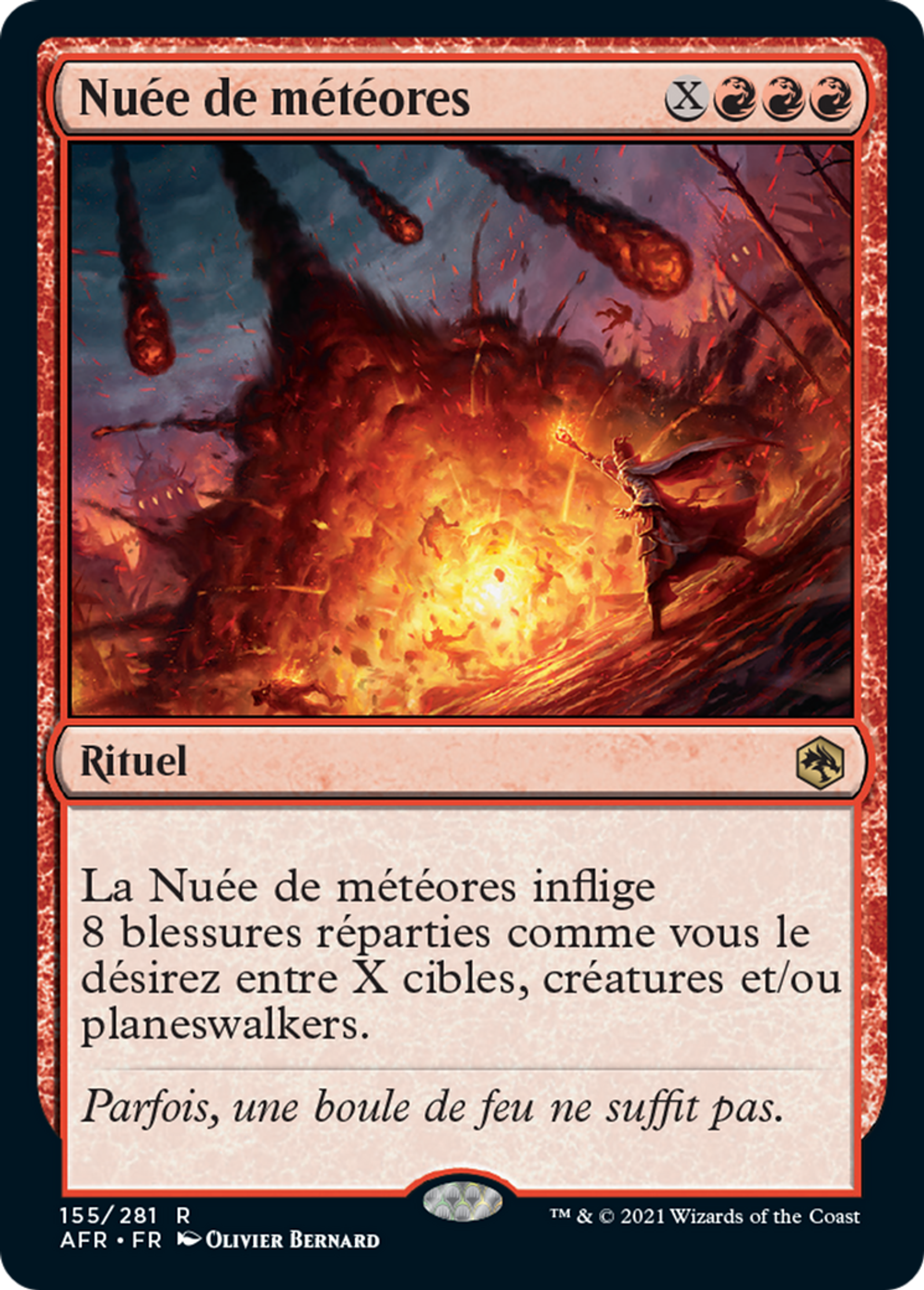 Nuée de météores — Adventures in the Forgotten Realms — Magic: The Gathering