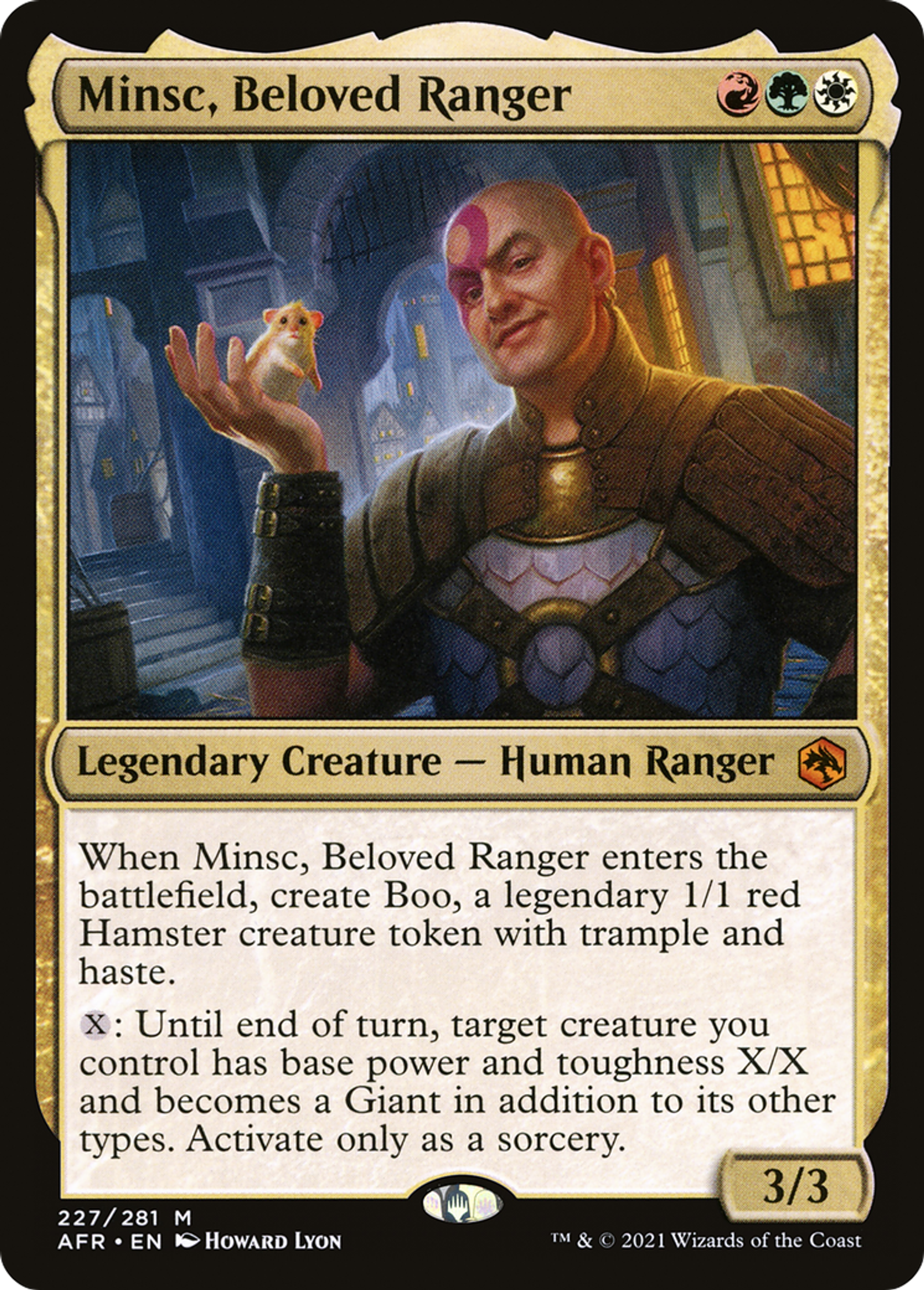 Minsc, Beloved Ranger — Adventures in the Forgotten Realms — Magic: The Gathering