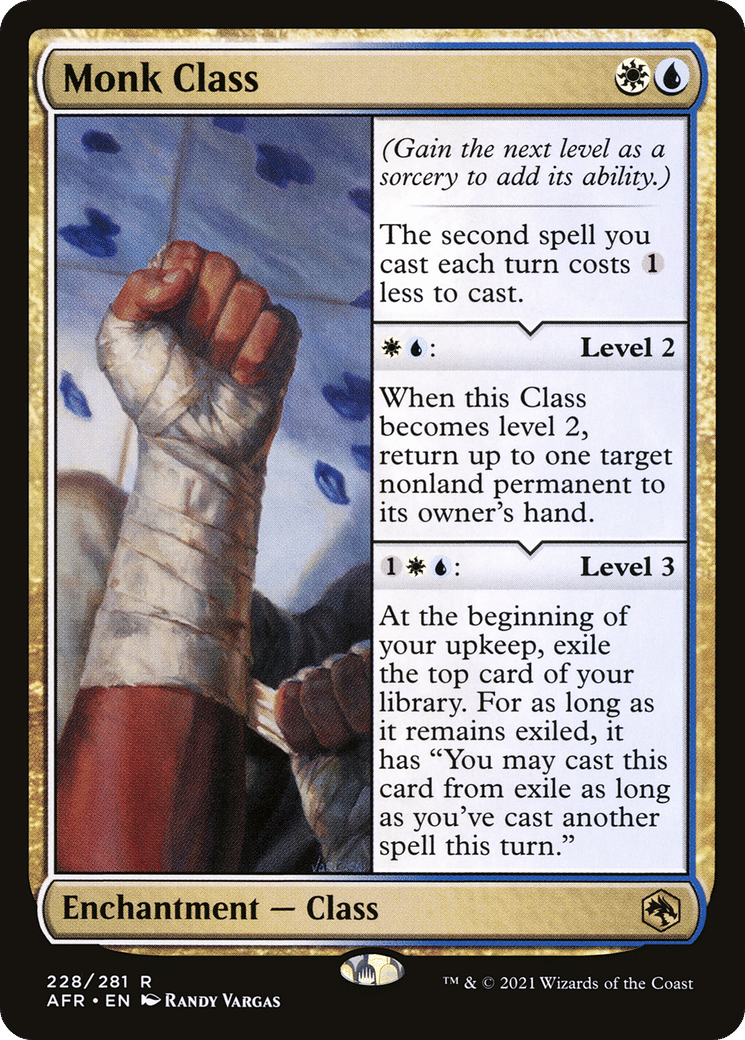 Monk Class — Adventures in the Forgotten Realms — Magic: The Gathering