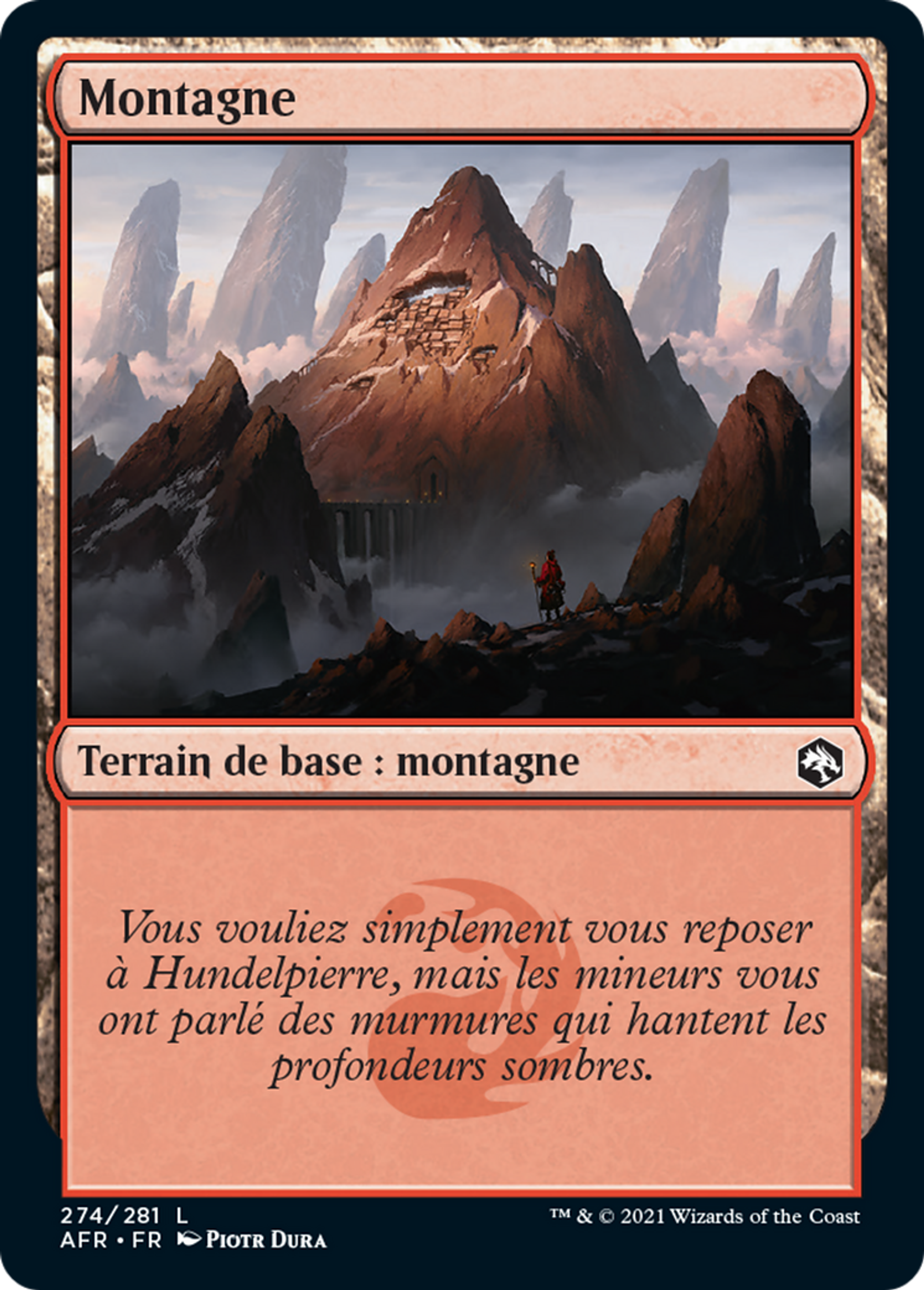 Montagne — Adventures in the Forgotten Realms — Magic: The Gathering