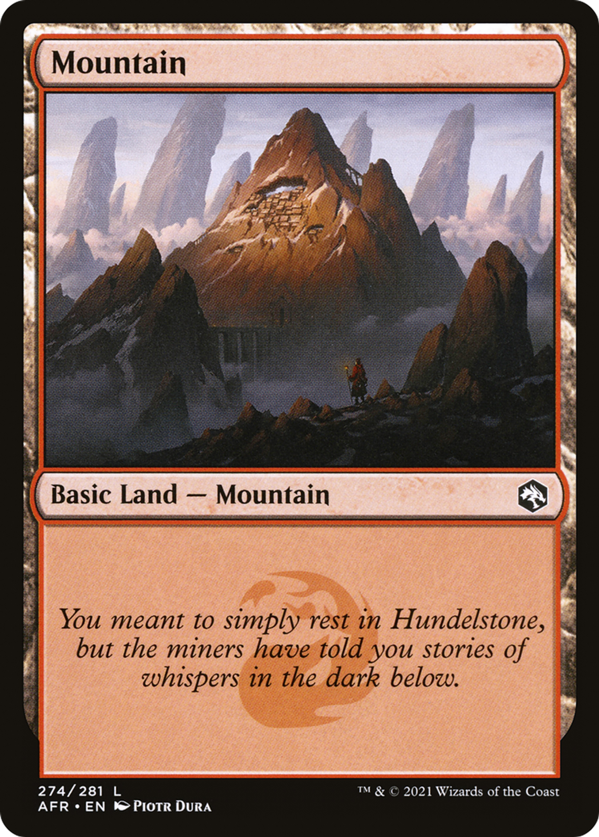 Mountain — Adventures in the Forgotten Realms — Magic: The Gathering