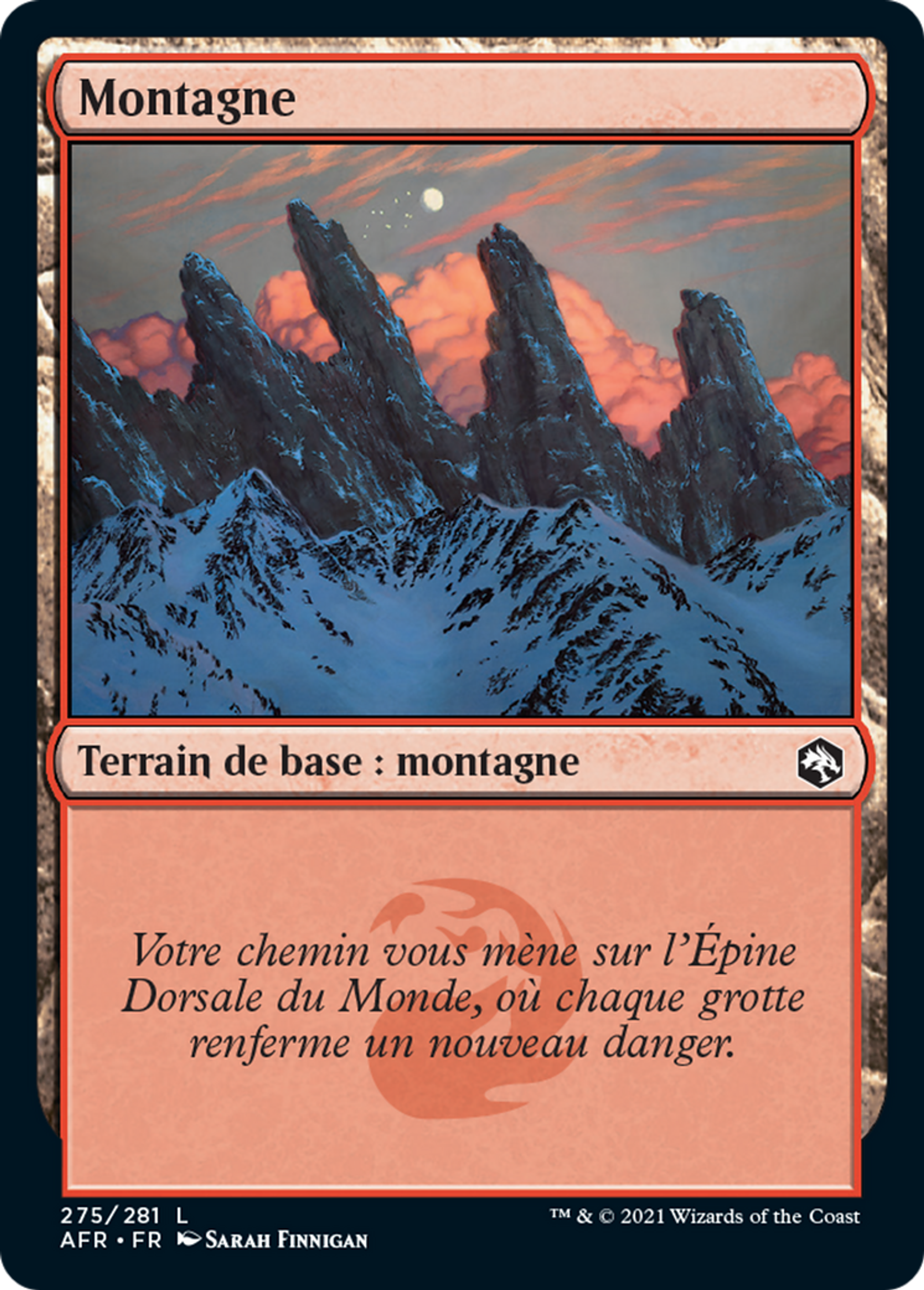 Montagne — Adventures in the Forgotten Realms — Magic: The Gathering