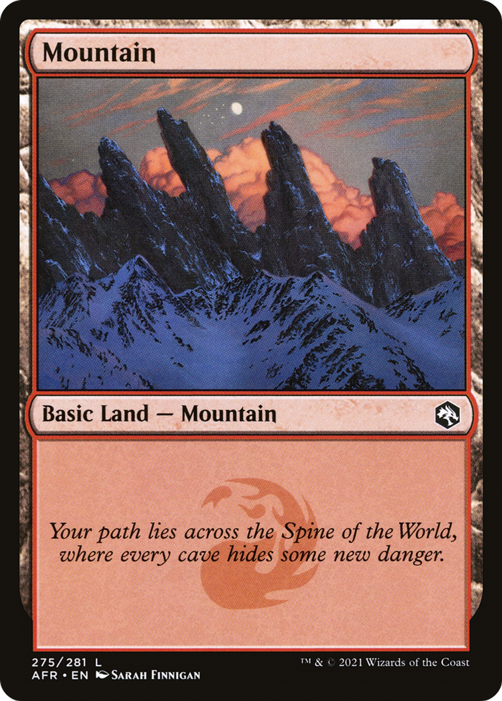 Mountain — Adventures in the Forgotten Realms — Magic: The Gathering
