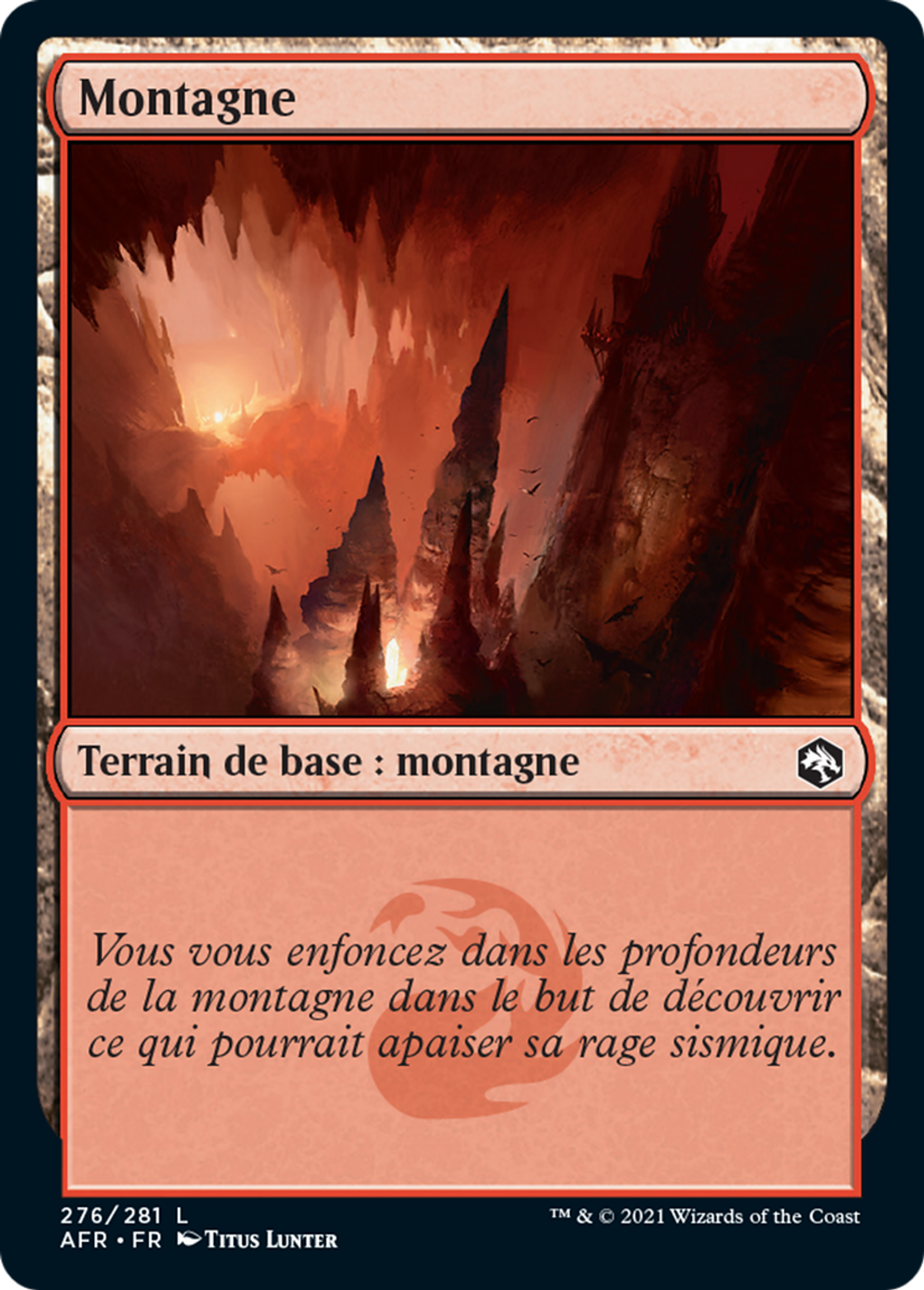 Montagne — Adventures in the Forgotten Realms — Magic: The Gathering