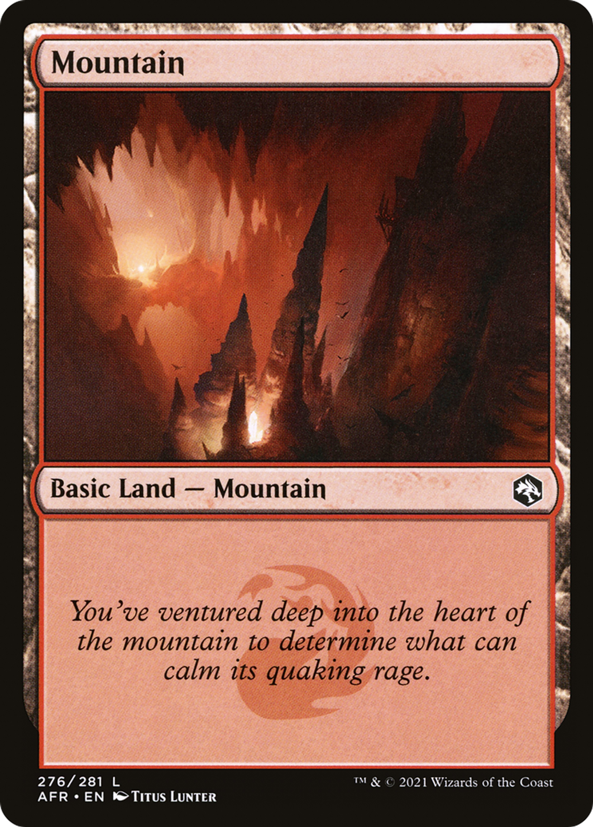 Mountain — Adventures in the Forgotten Realms — Magic: The Gathering
