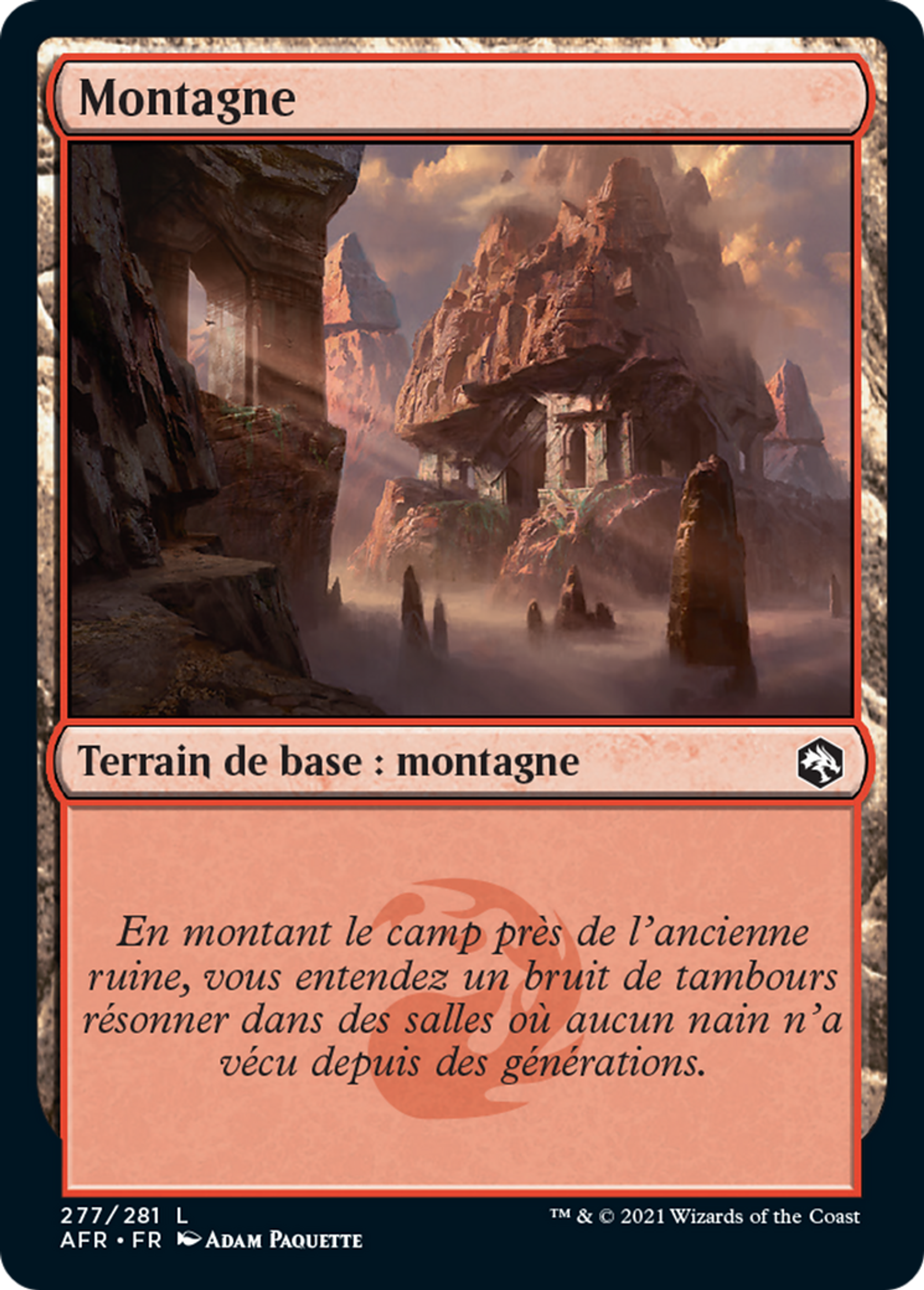 Montagne — Adventures in the Forgotten Realms — Magic: The Gathering