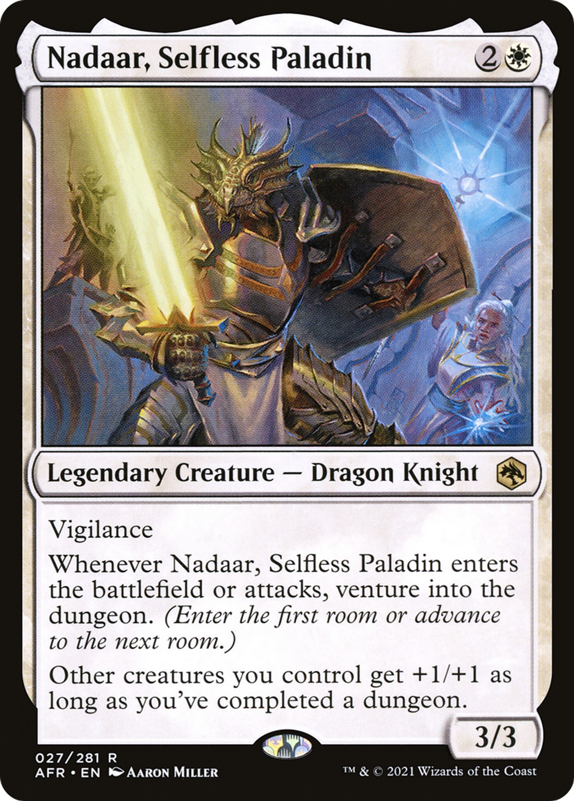 Nadaar, Selfless Paladin — Adventures in the Forgotten Realms — Magic: The Gathering