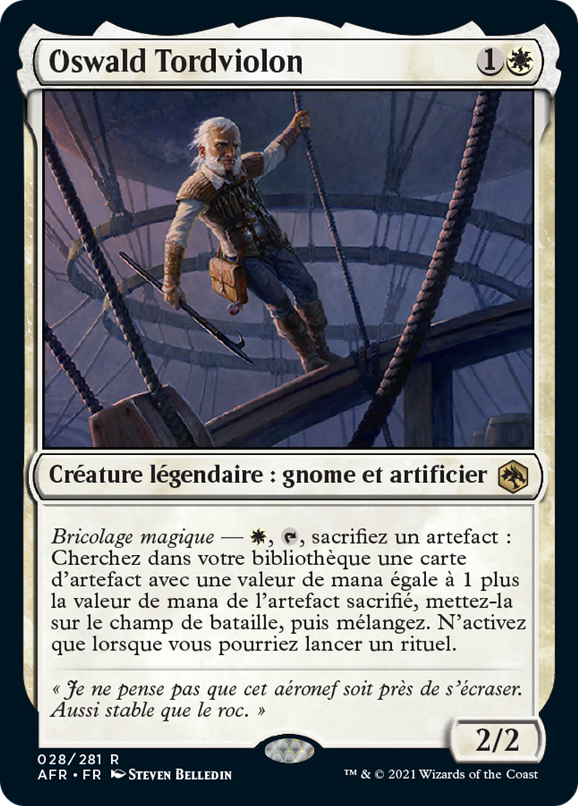 Oswald Tordviolon — Adventures in the Forgotten Realms — Magic: The Gathering