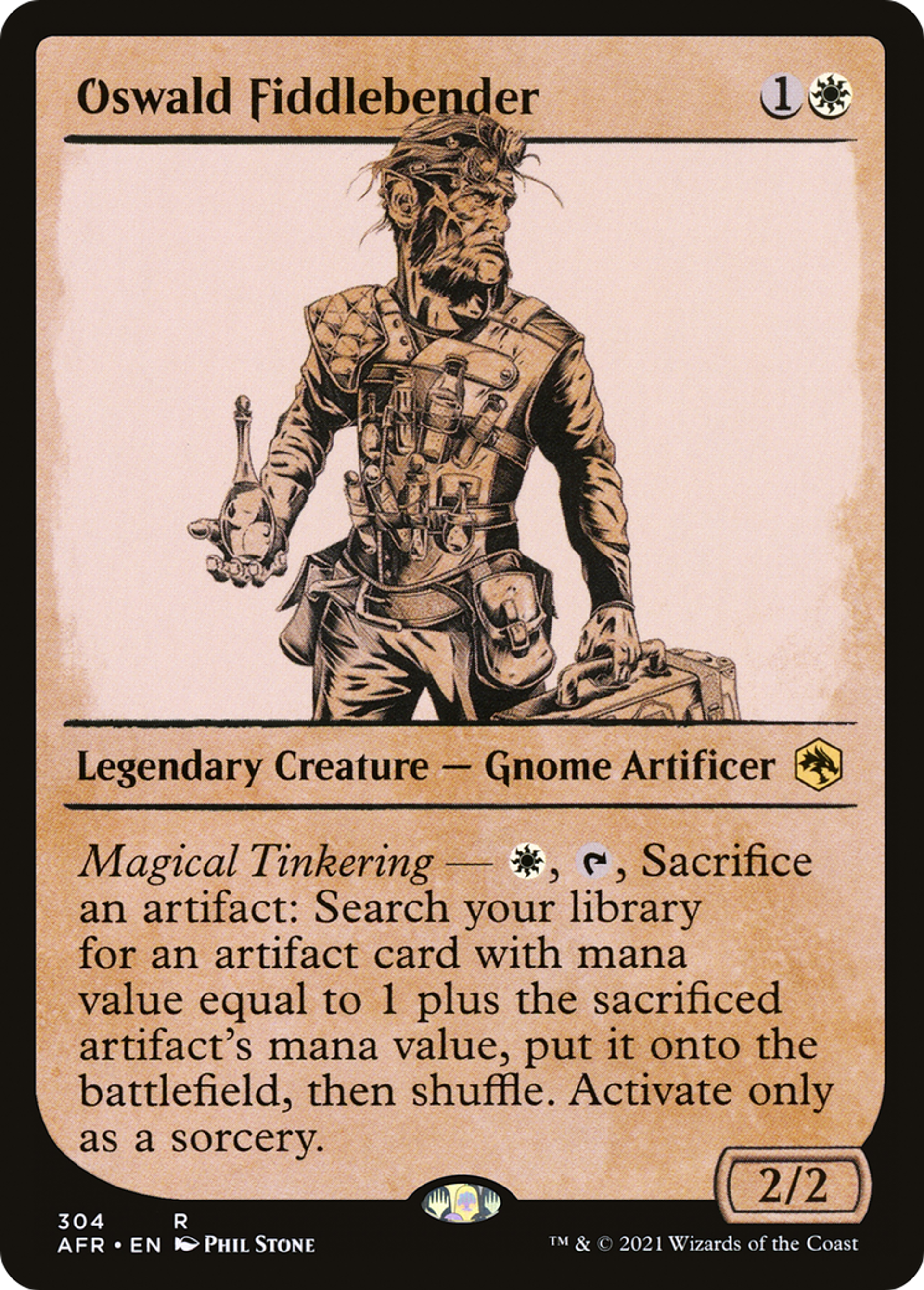 Oswald Fiddlebender — Adventures in the Forgotten Realms — Magic: The Gathering
