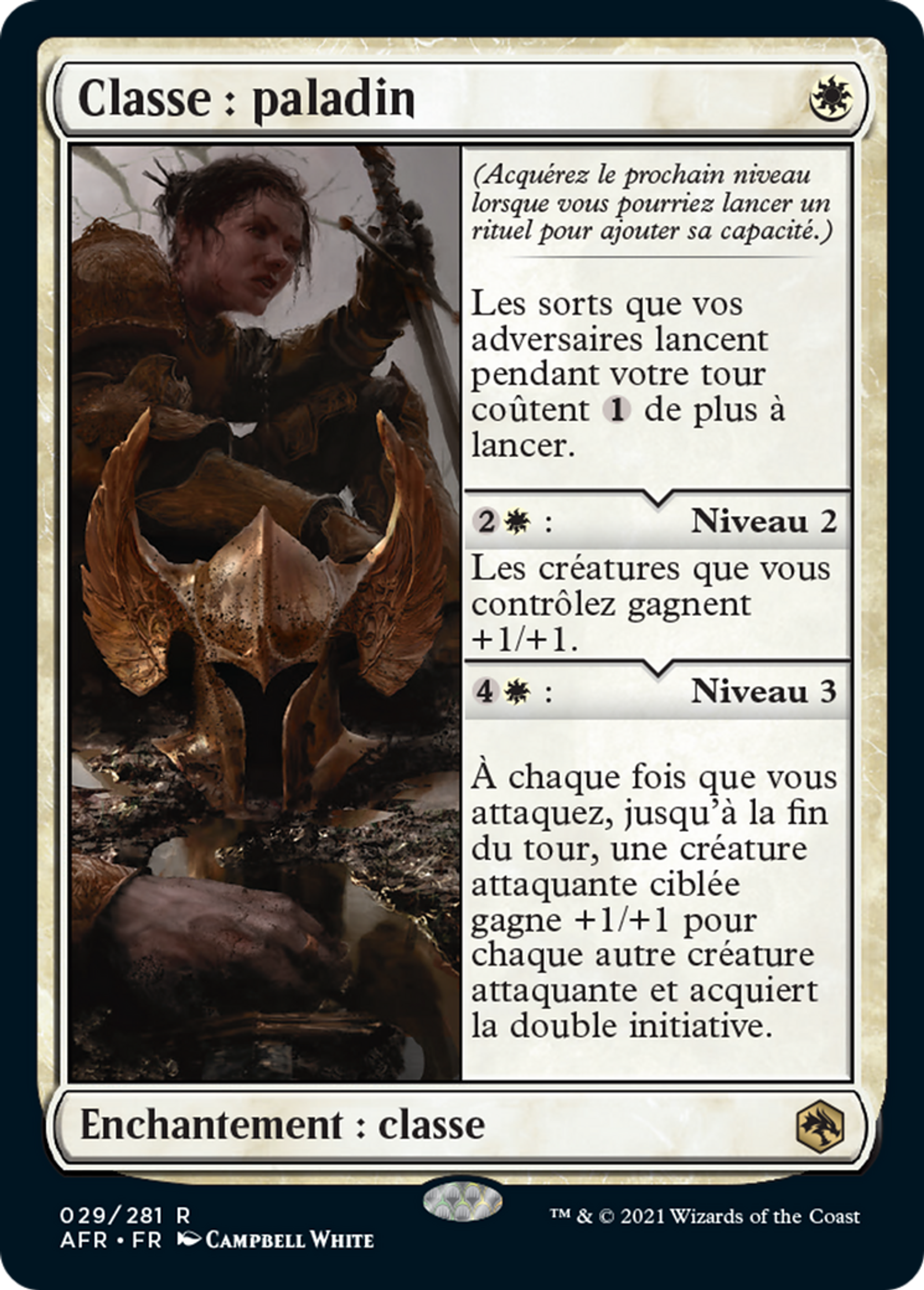 Classe : paladin — Adventures in the Forgotten Realms — Magic: The Gathering