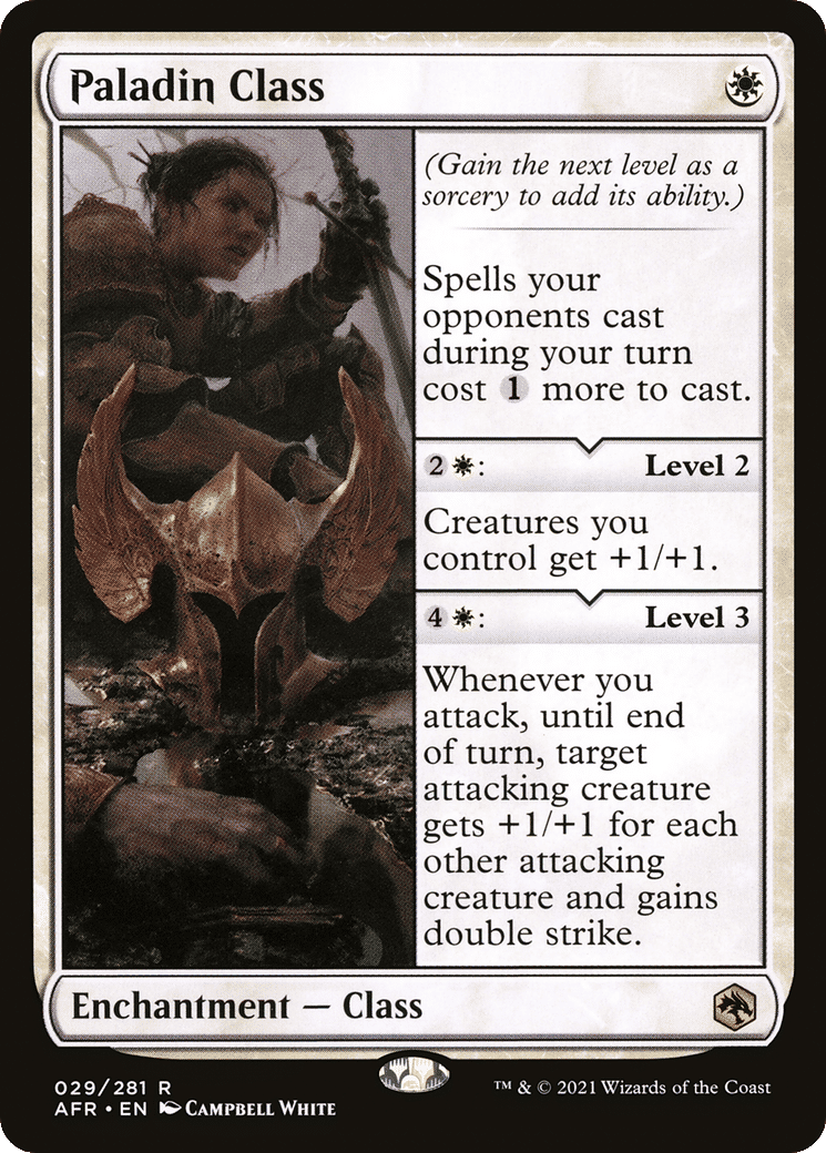 Paladin Class — Adventures in the Forgotten Realms — Magic: The Gathering